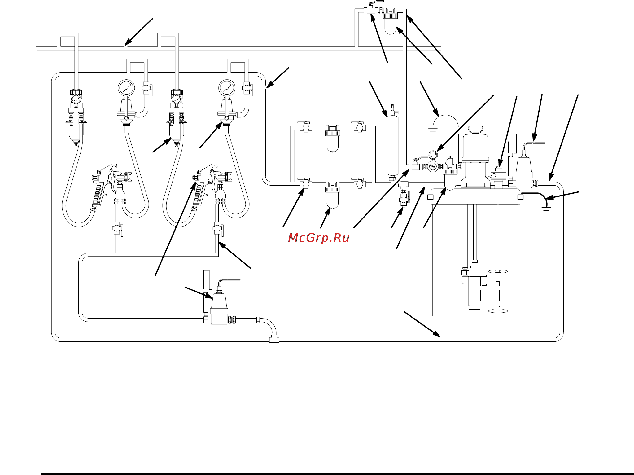 Graco 4:1 President [6/16] Connecting the unit and accessories