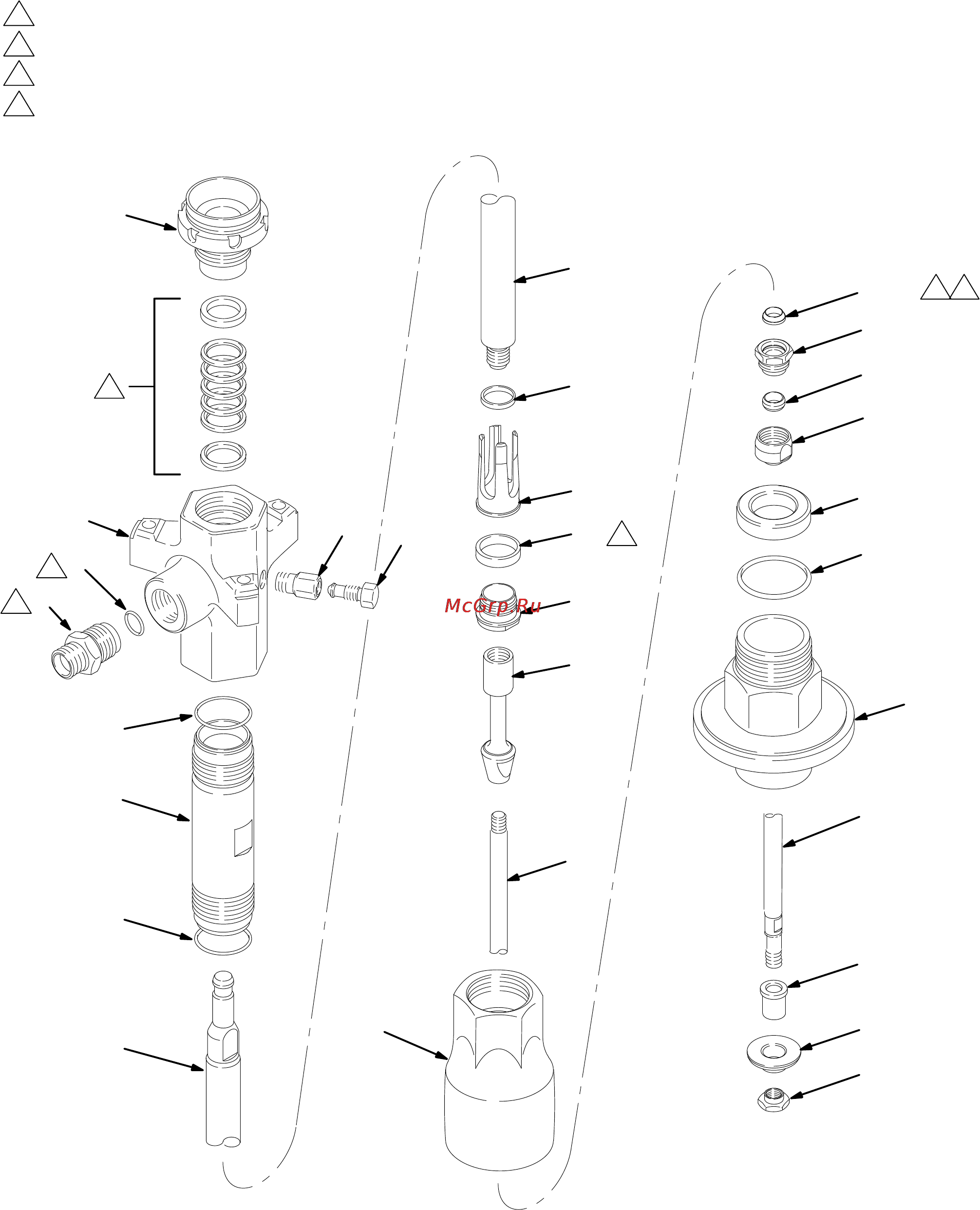 Graco President 20:1 [31/48] Displacement pump parts
