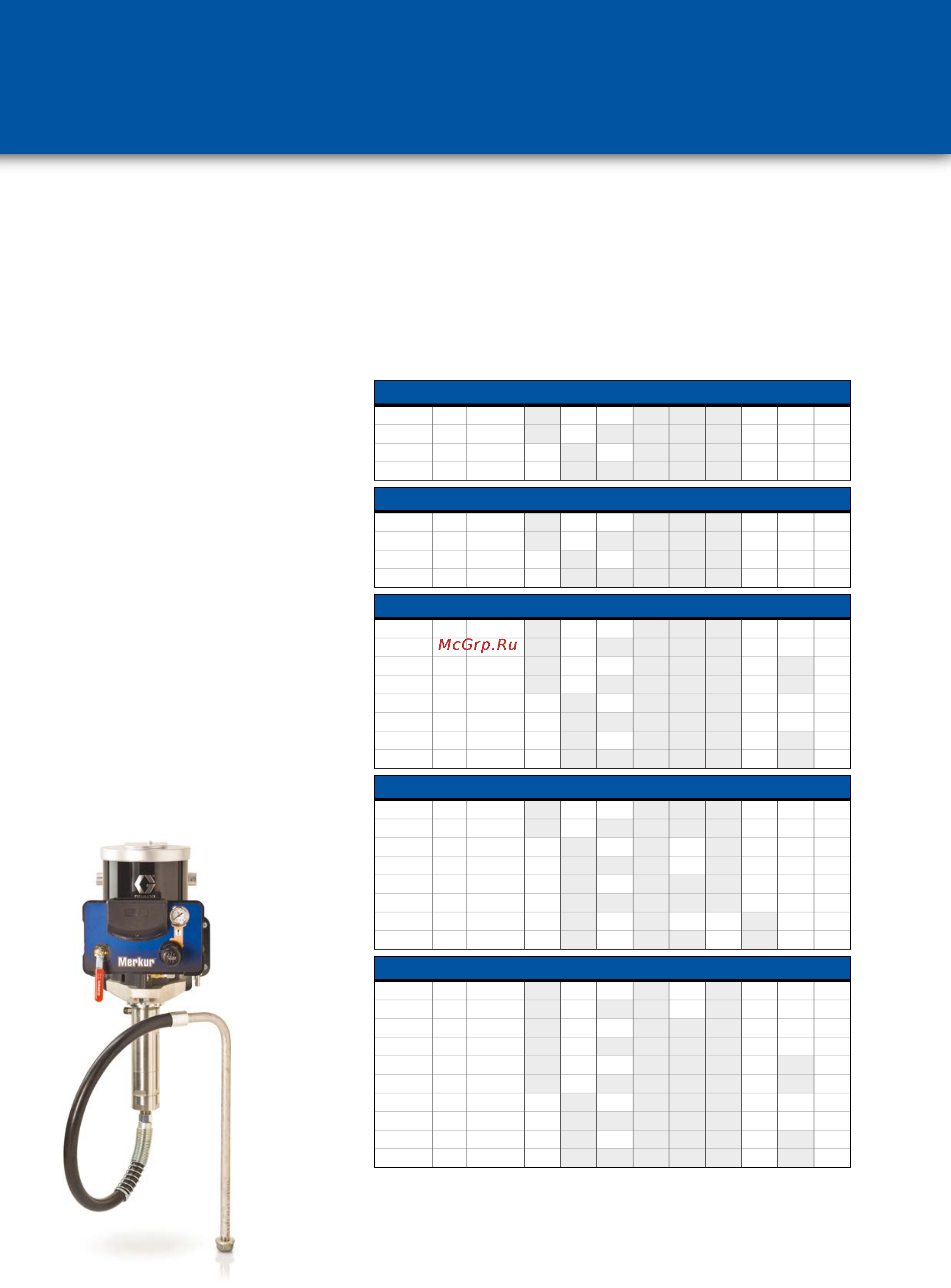 Graco Merkur 30:1 [10/16] Информация для оформления заказа