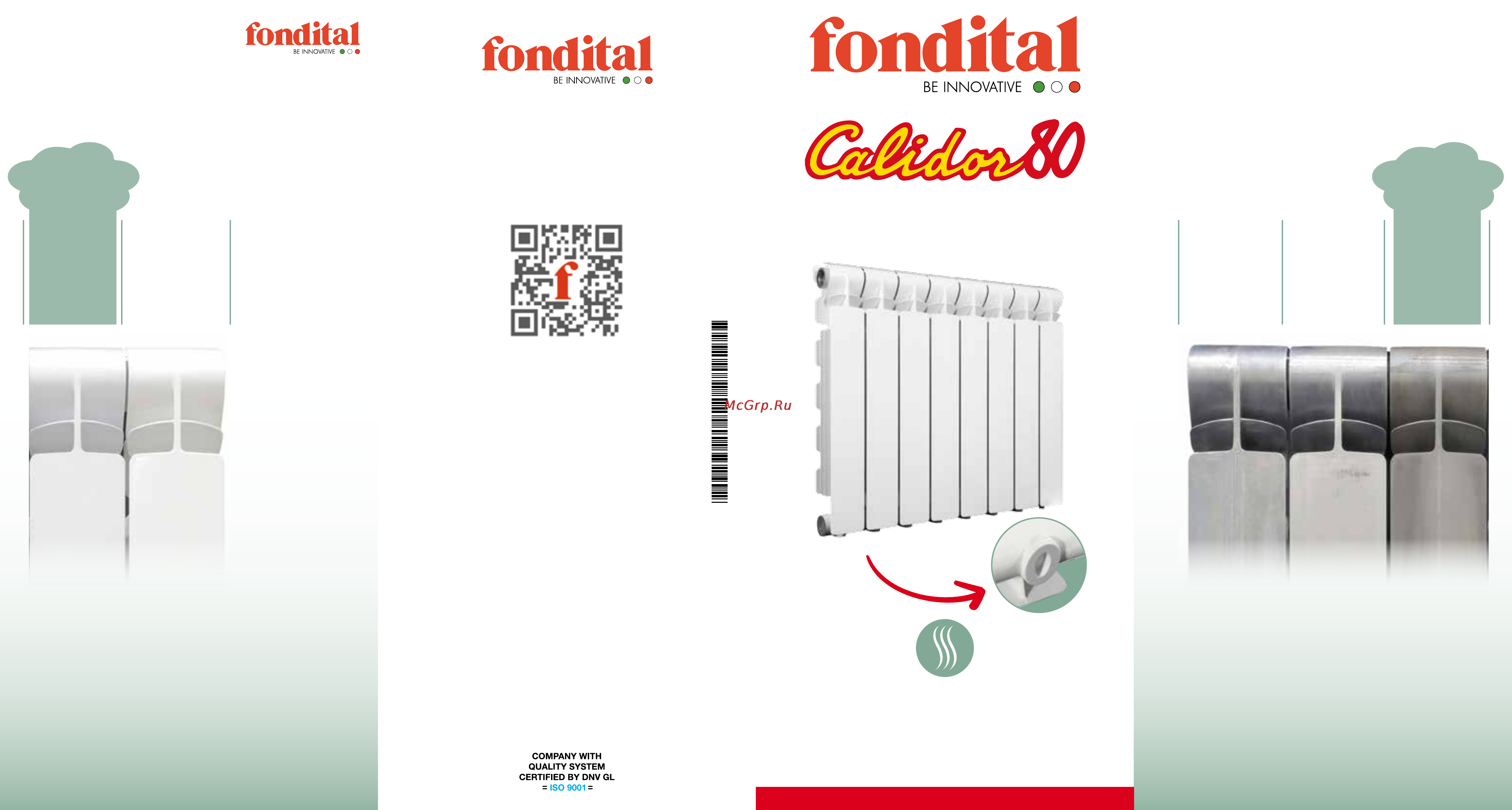 Fondital CALIDOR80 B2 350/100 Инструкция по эксплуатации онлайн