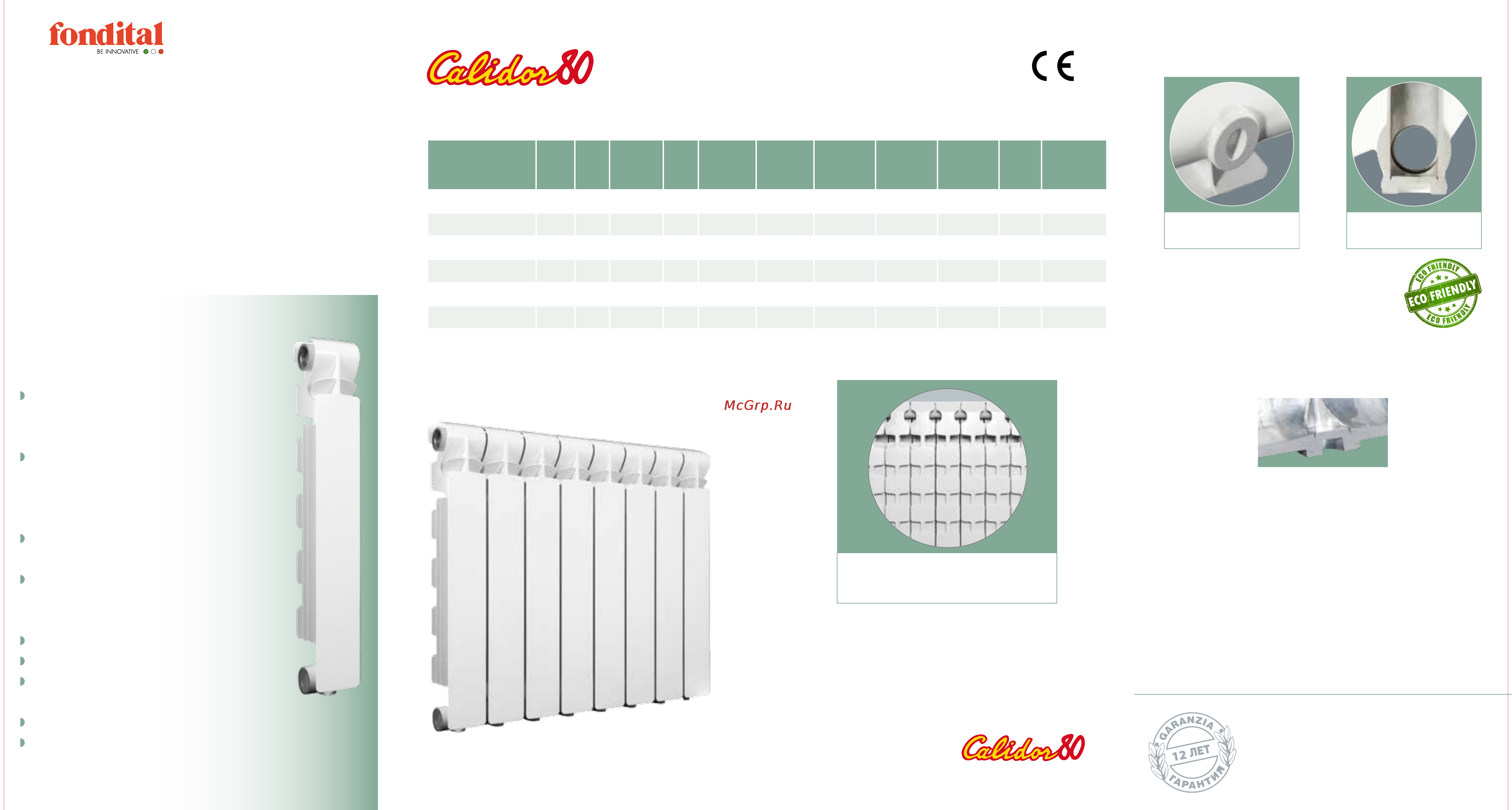 Fondital CALIDOR80 B2 600/80 [2/2] Новинка 2015 года