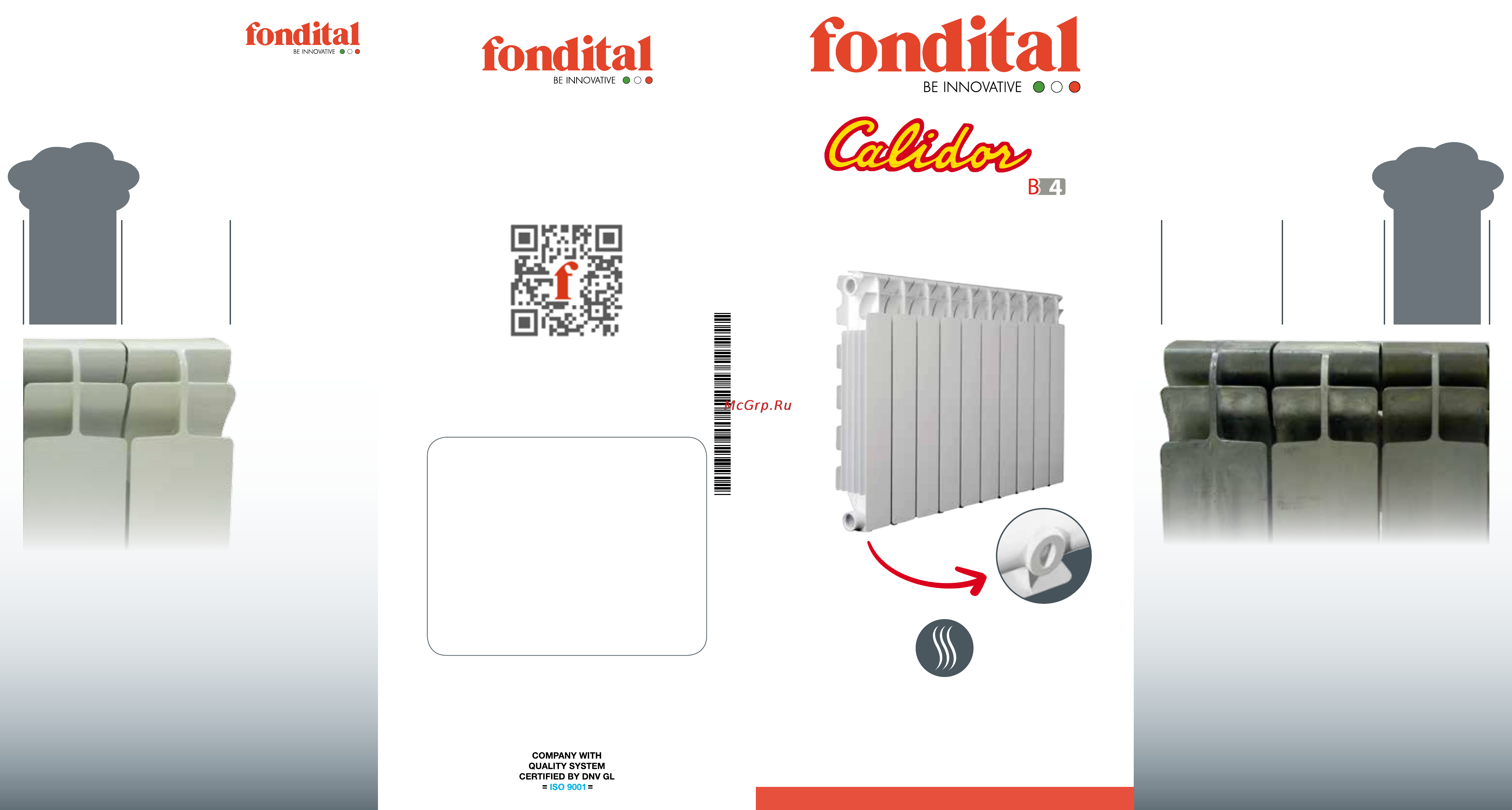 Fondital CALIDOR SUPER B4 500/100 Инструкция по эксплуатации онлайн