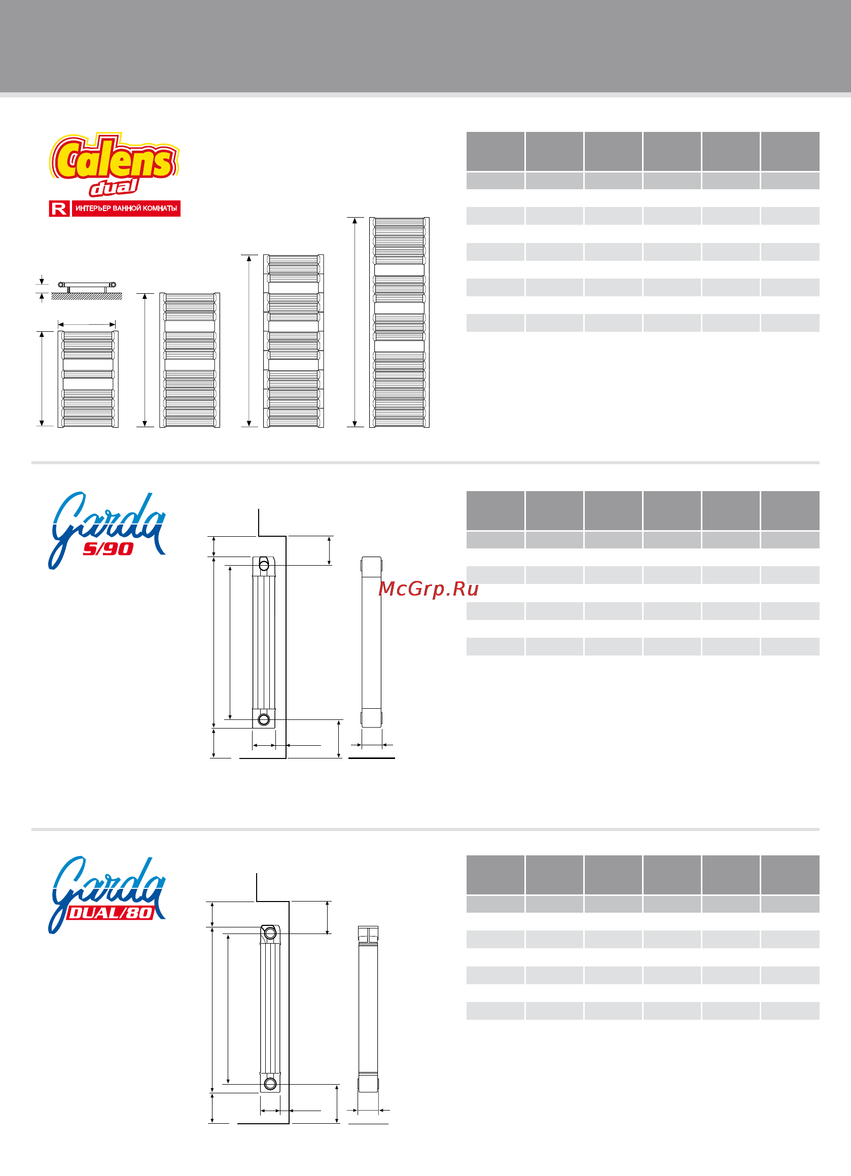 Fondital GARDA DUAL 80 ALETERNUM 1400 [8/12] Технические данные