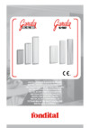 Fondital Garda S/90 900 Инструкция по эксплуатации