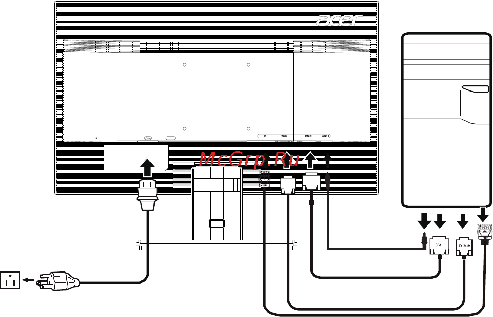 Acer V276HLbmdp [19/27] Установка