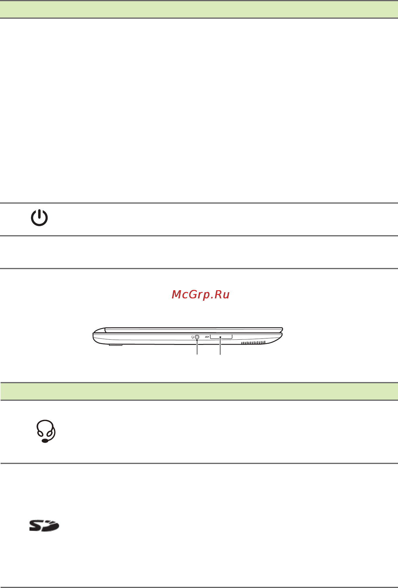 Acer Aspire V3-331-P9J6 [11/93] Вид слева