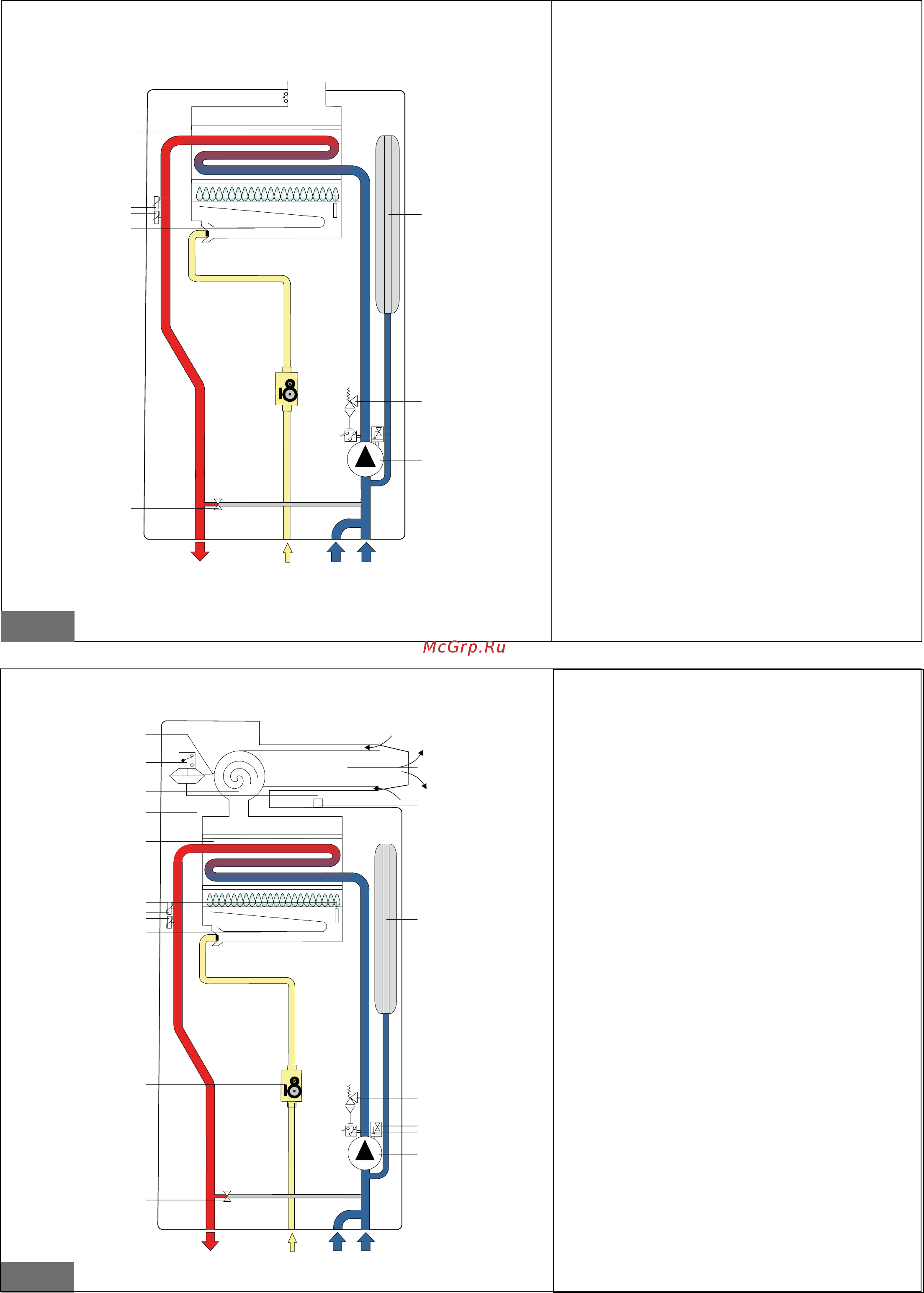 Fondital FORMENTERA RTFS 28 [25/68] Schema idraulico t