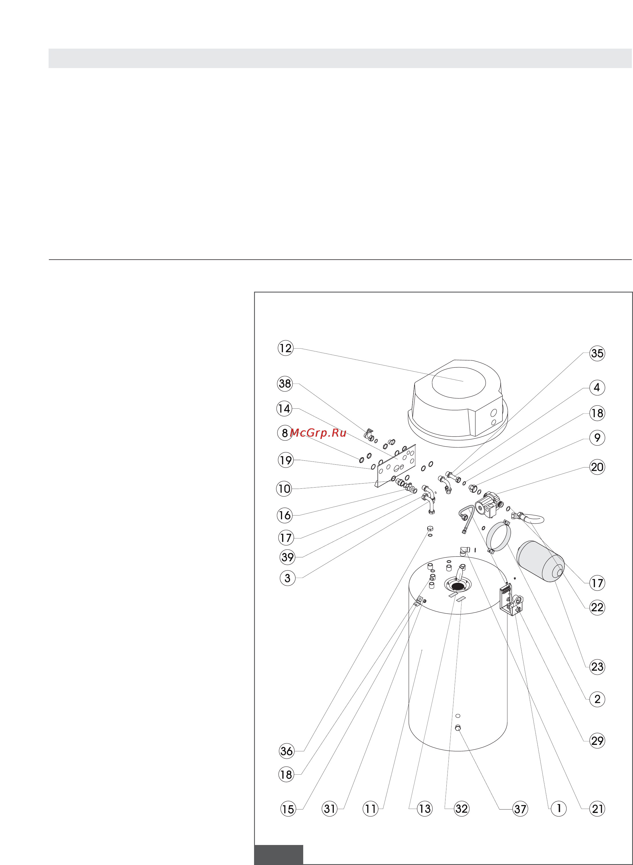 Fondital WHPS PU 3000 S [4/12] Технические характеристики