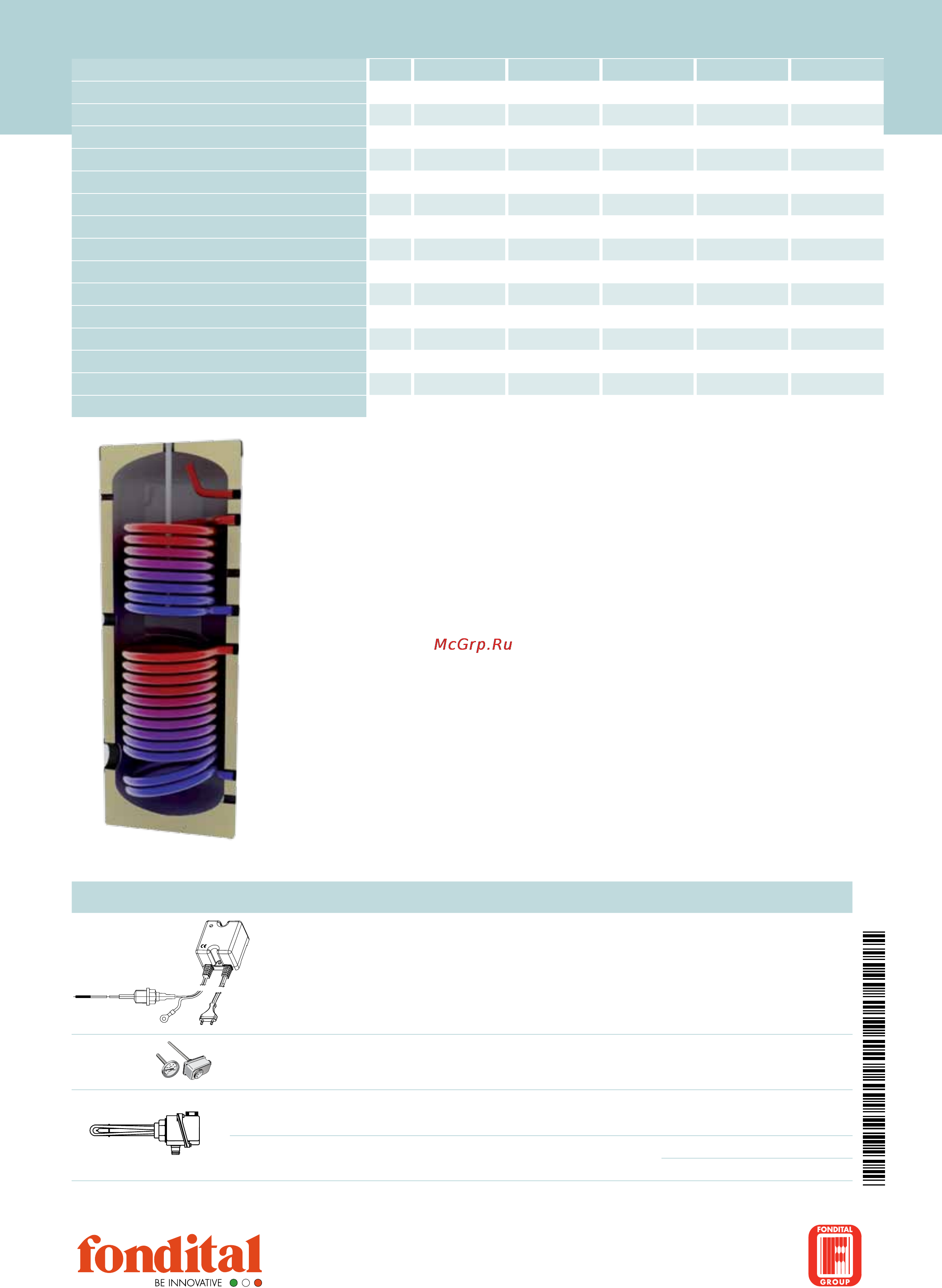 Fondital WHPS BA 500 DS [2/2] Аксессуары
