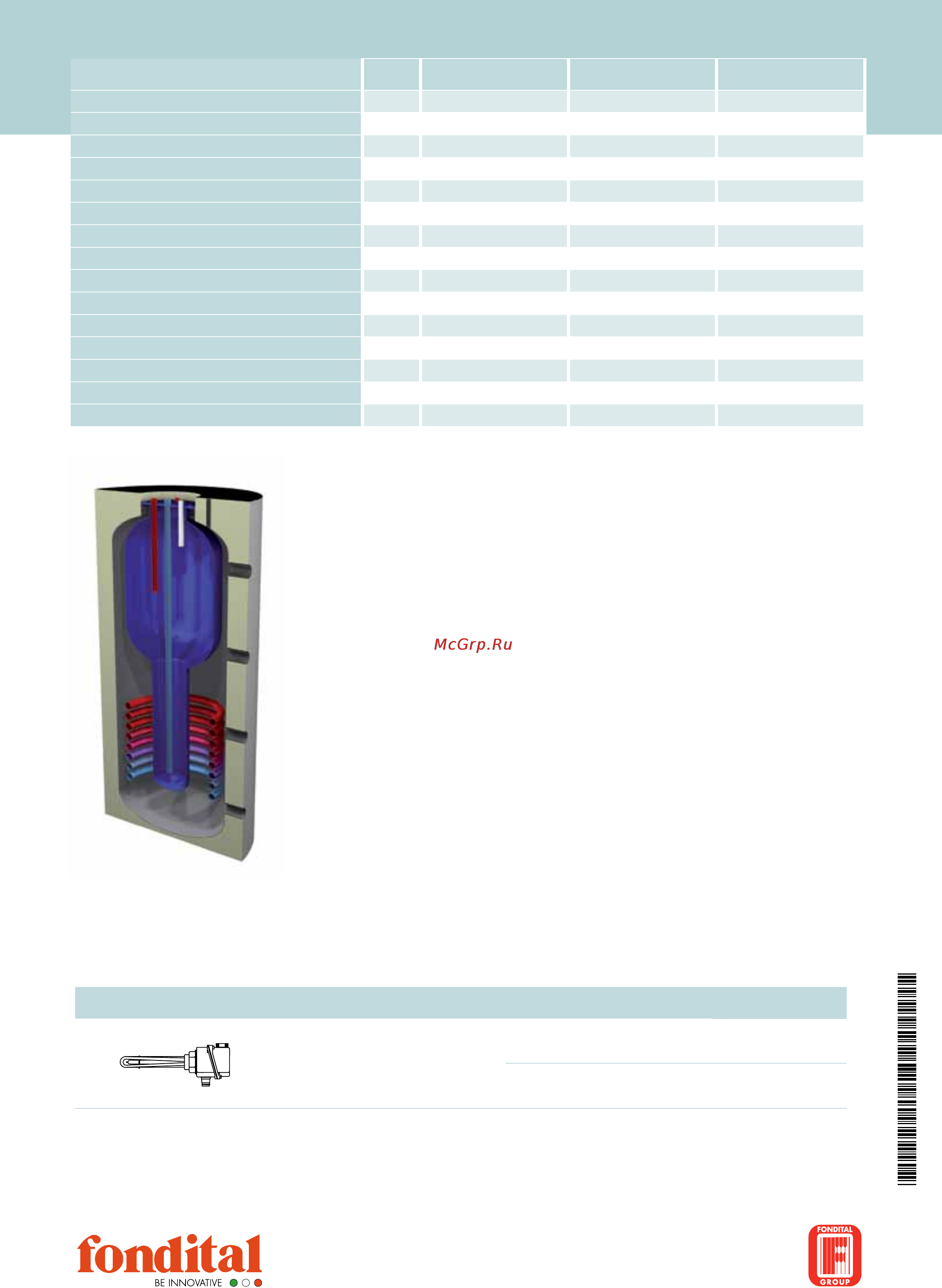 Fondital WHPS DX 1000/250 [2/2] Аксессуары