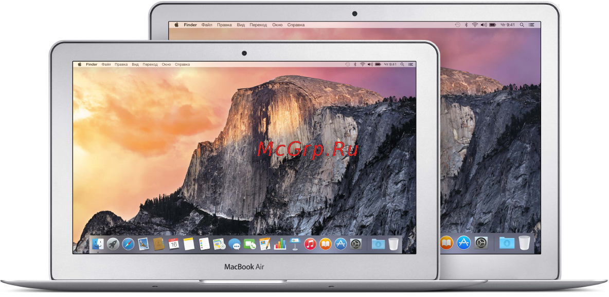 Apple MacBook Air 11 Early 2015 MJVM2 RU/B [4/45] Глава 1 добро пожаловать