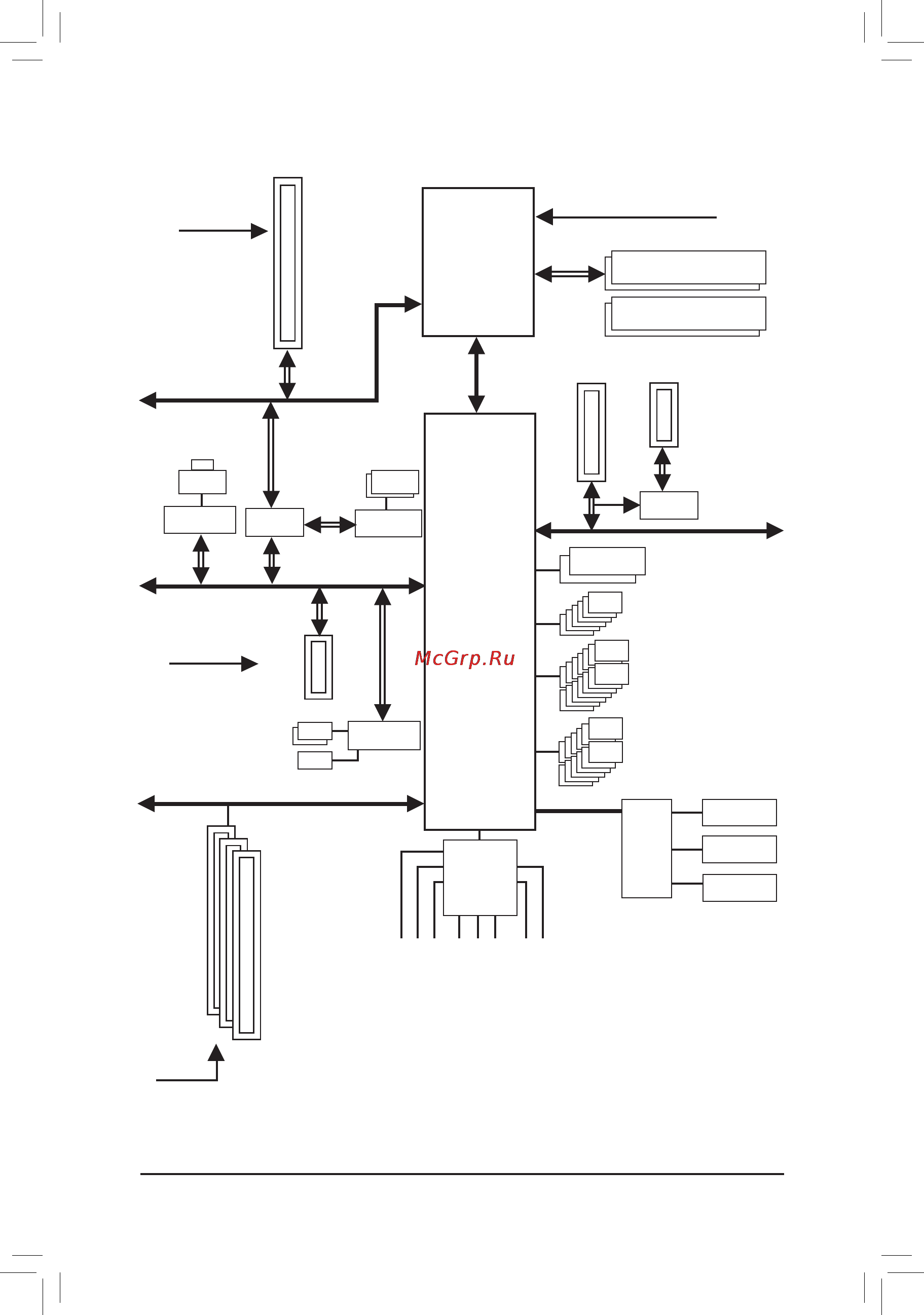 Gigabyte GA-P55-USB3  (REV. 1.0) [8/128] Ga p55 usb3 motherboard block diagram