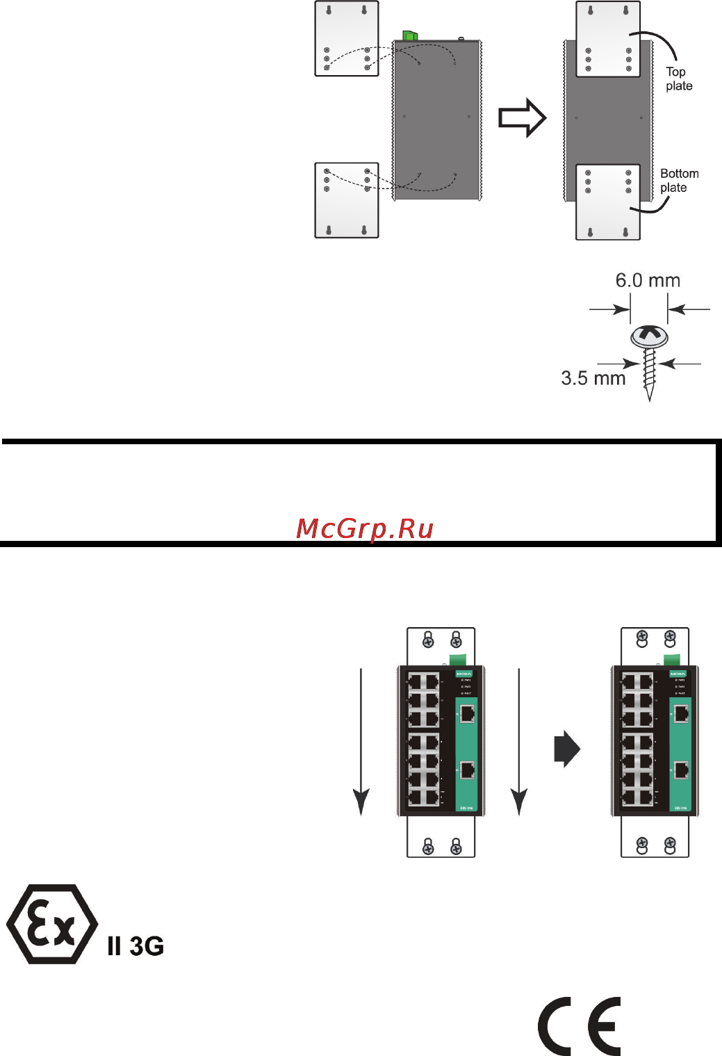 Moxa EDS-316-M-ST-T [7/16] Atex information
