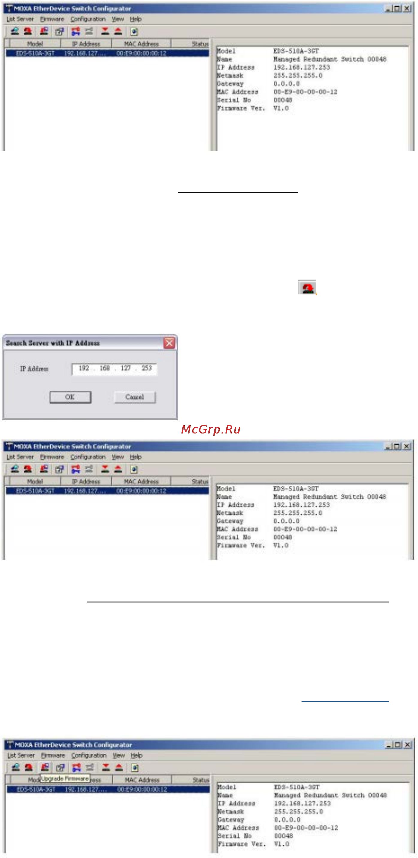 Moxa EDS-408A-SS-SC-T-IEX [121/127] Поиск по ip адресу