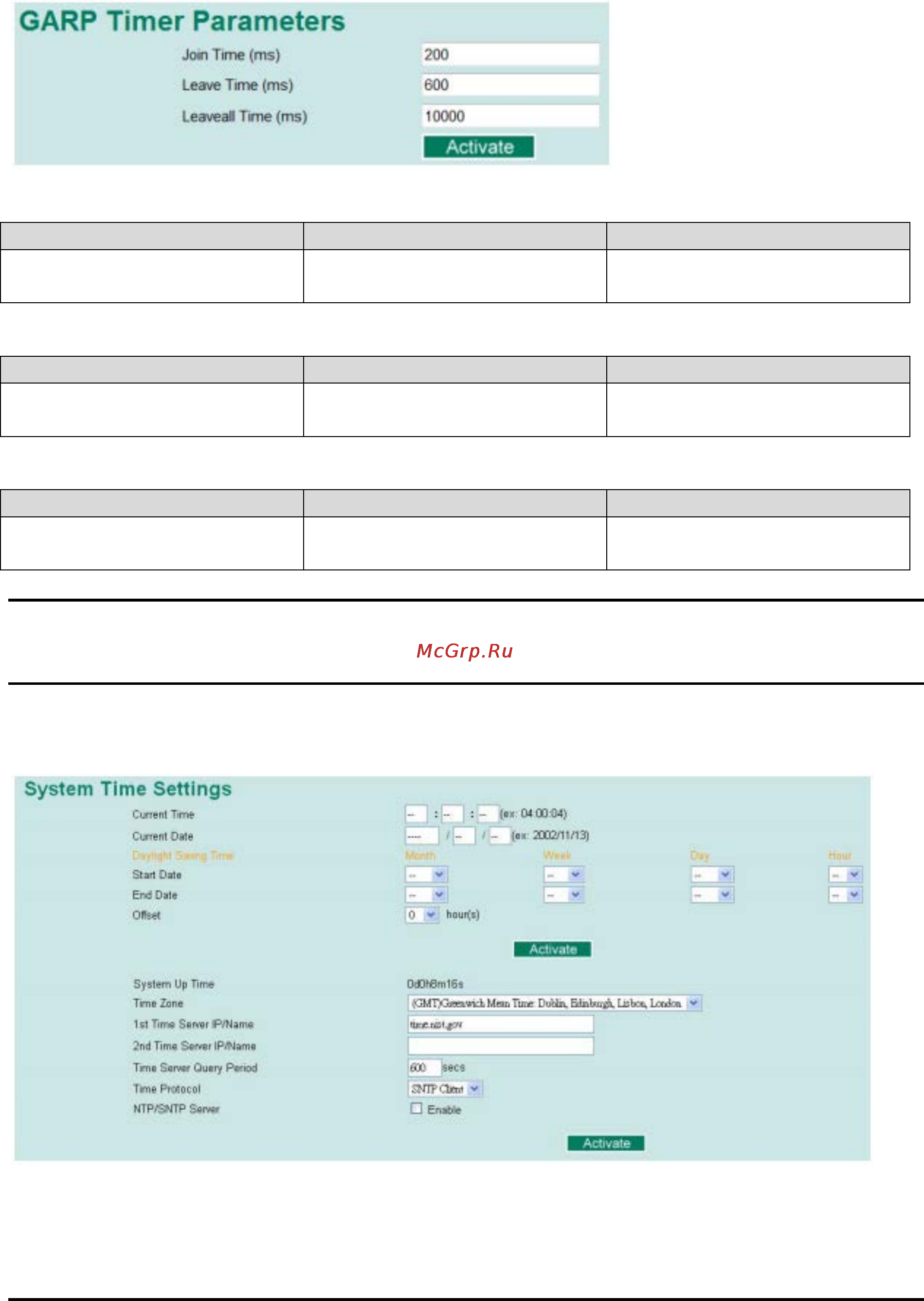 Moxa EDS-508A-T [24/127] System time settings наст ройки сист емного времени