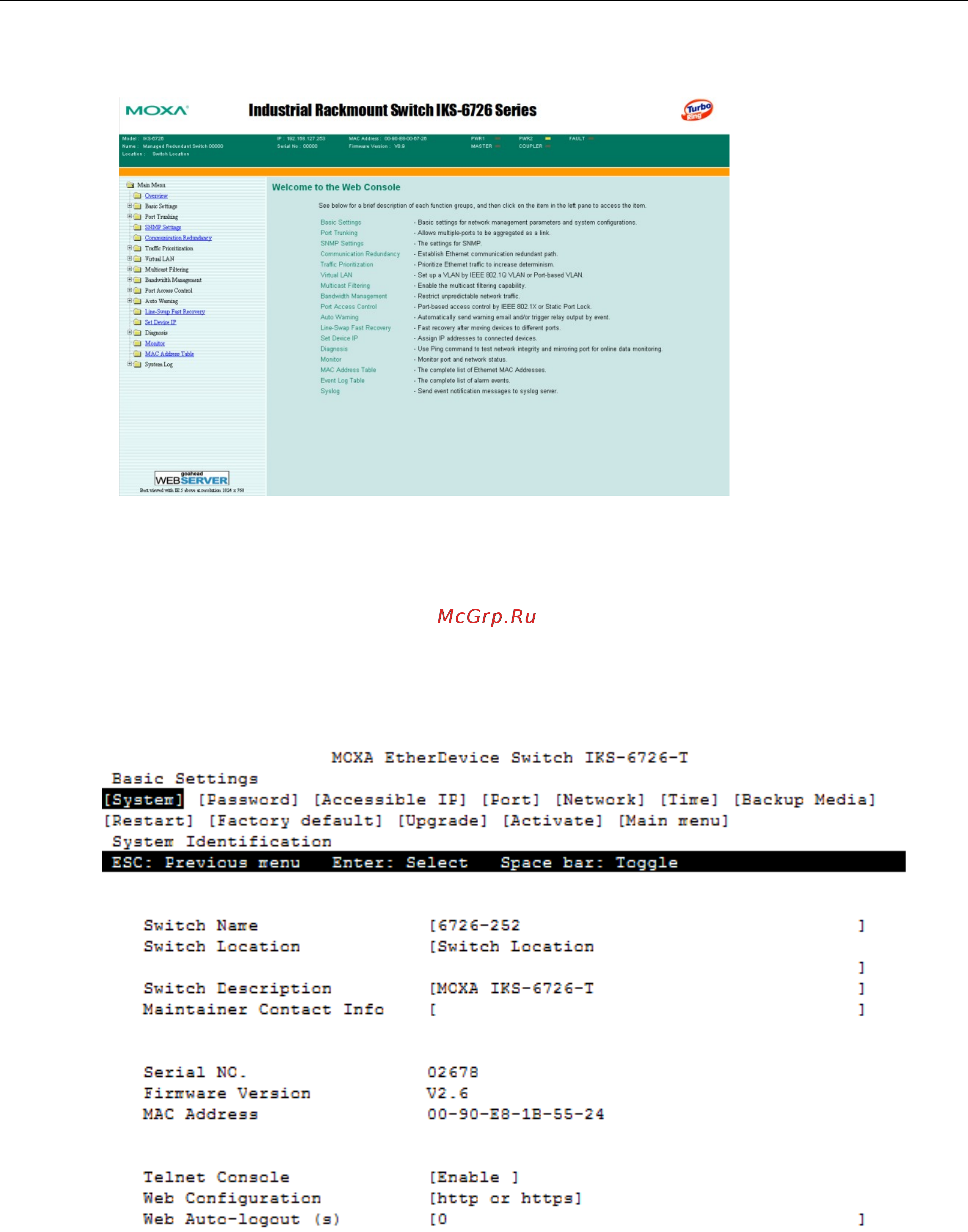 Moxa EDS-408A [12/109] Moxa managed ethernet switches getting started