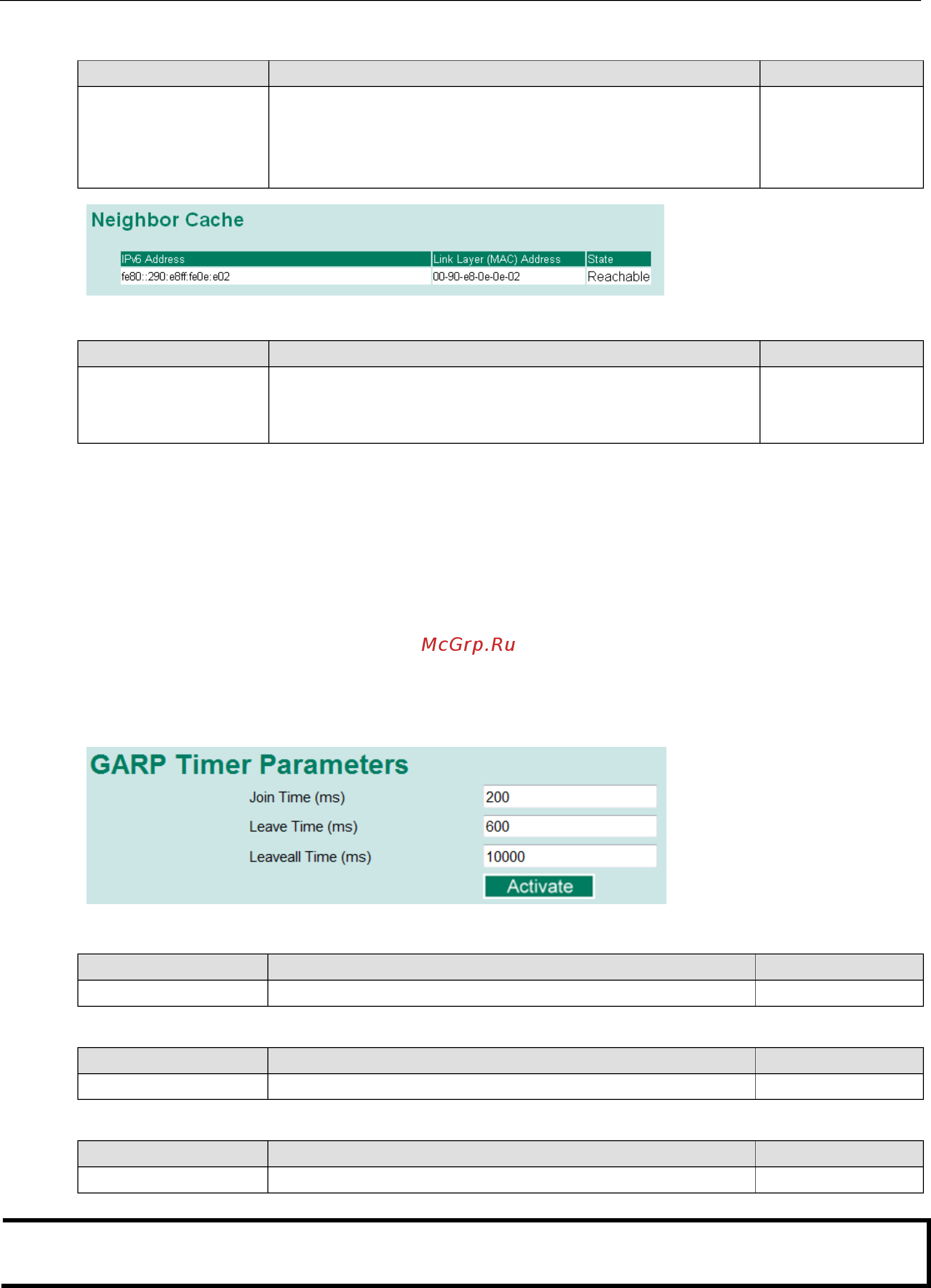 Moxa EDS-508A-SS-SC-T [20/109] Garp timer parameters