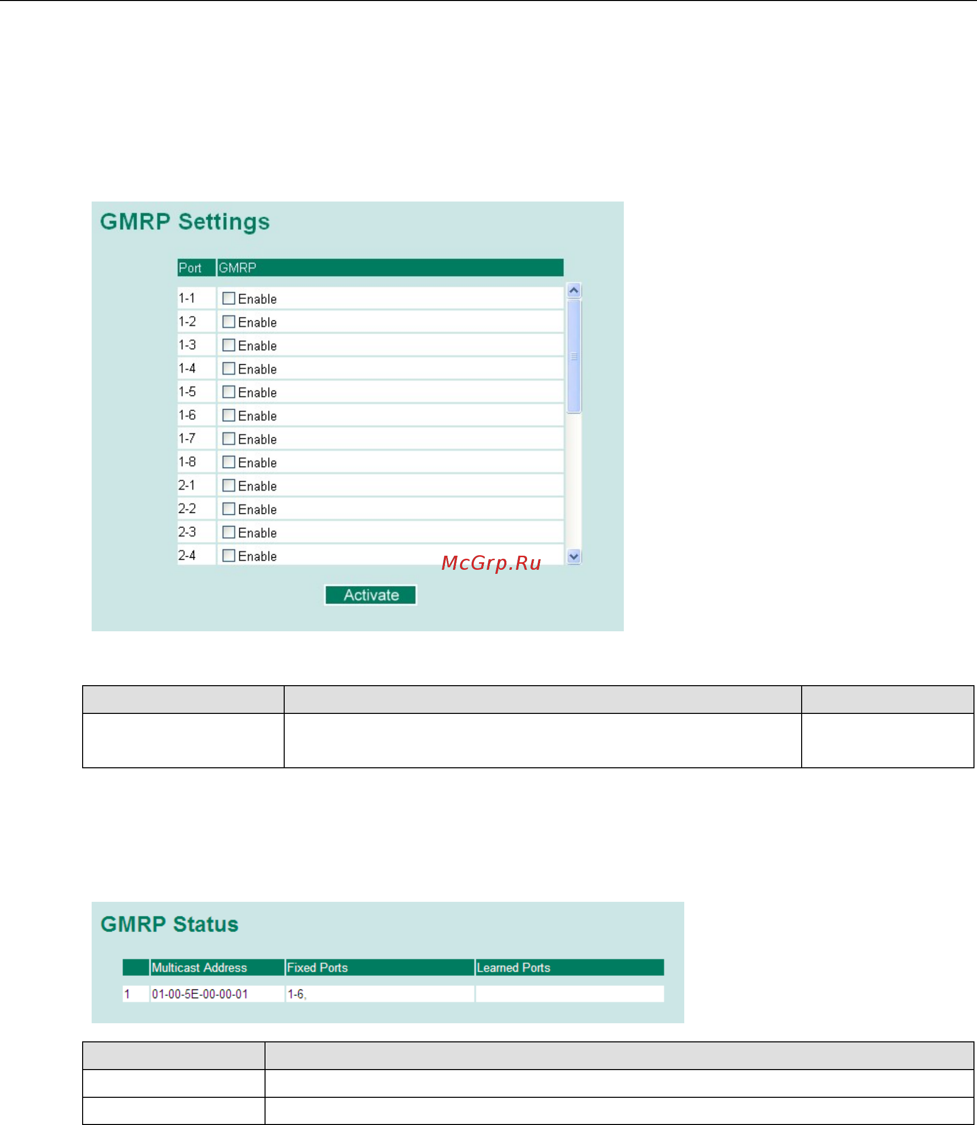 Moxa EDS-518A-MM-SC [69/109] Configuring gmrp