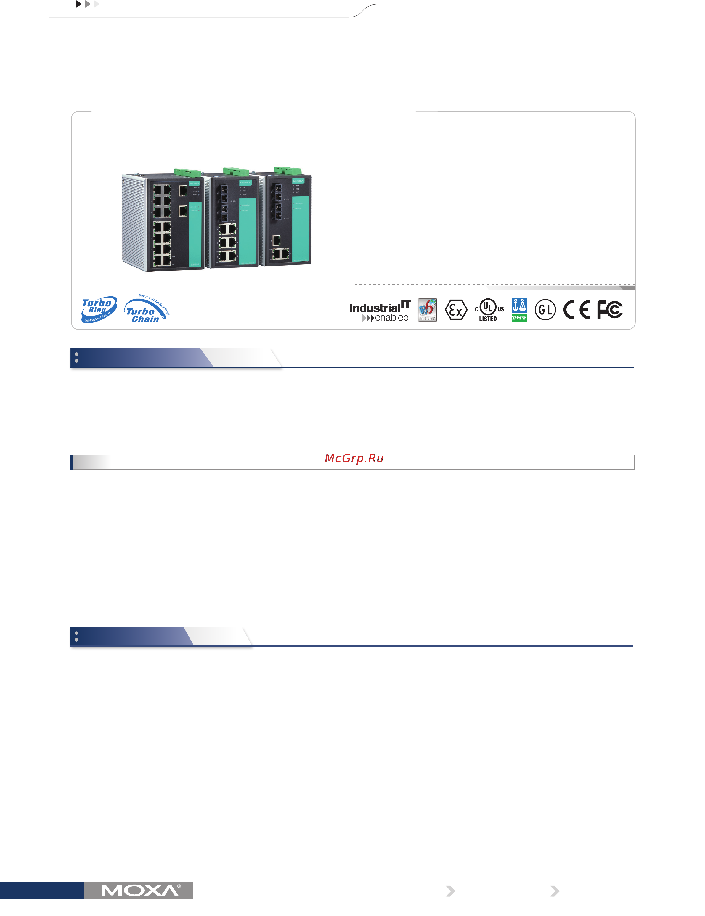Moxa EDS-516A-MM-ST-T Технические характеристики онлайн