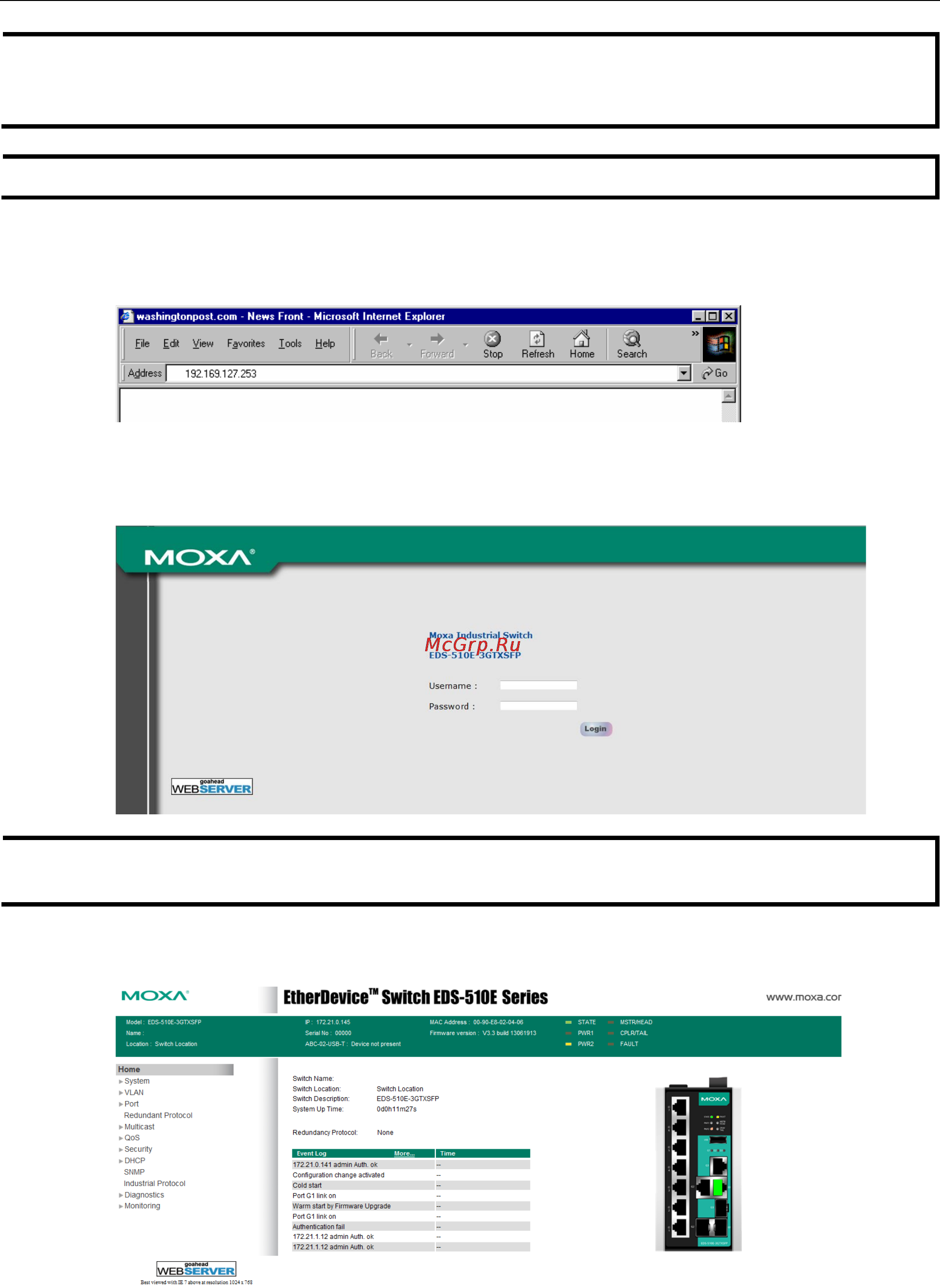Moxa EDS-510E-3GTXSFP-T [12/105] Managed ethernet switch ui_2 _fw_4 x getting started