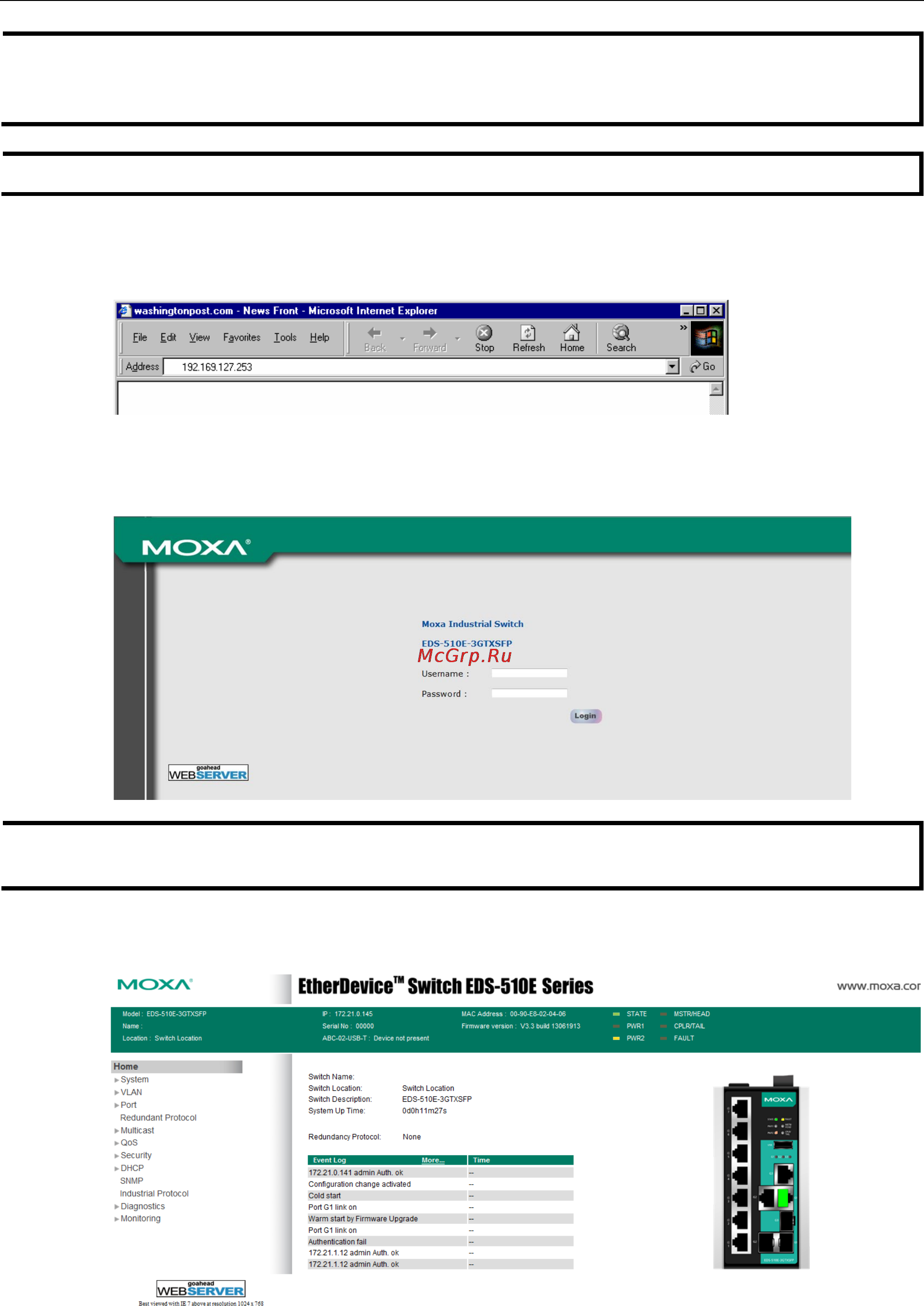 Moxa EDS-518E-4GTXSFP-T [12/116] Managed ethernet switch ui_2 _fw_5 x getting started