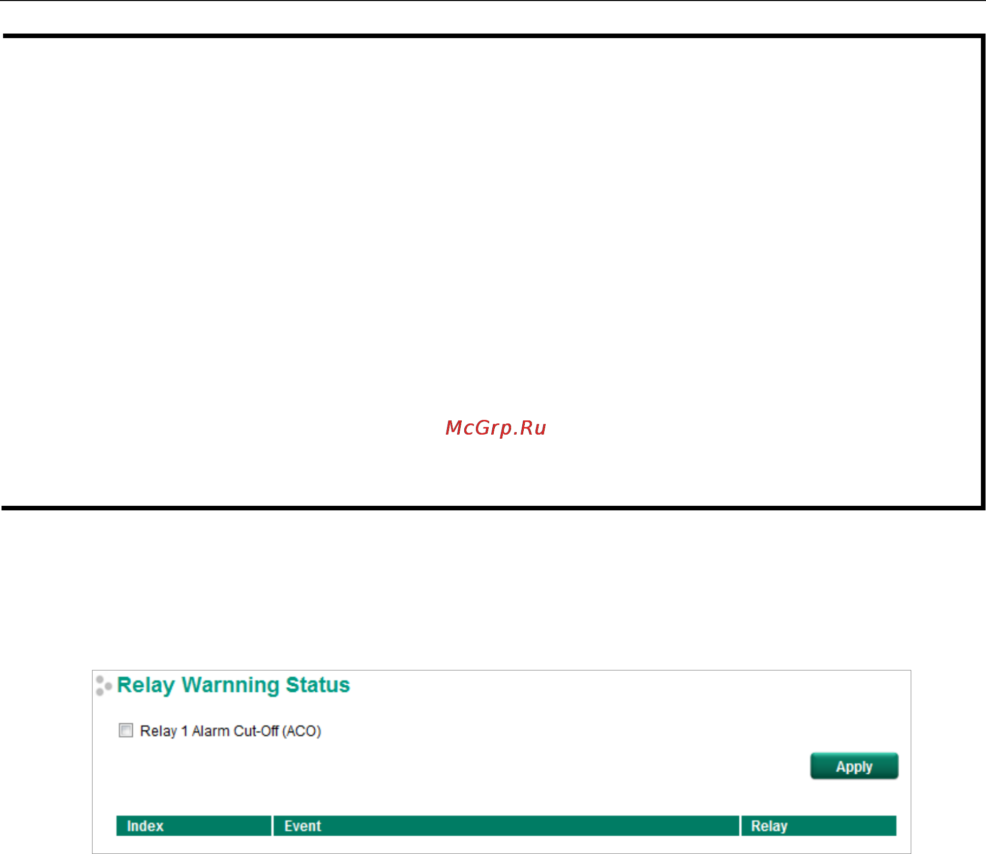 Moxa EDS-518E-4GTXSFP-T [34/116] Relay warning status