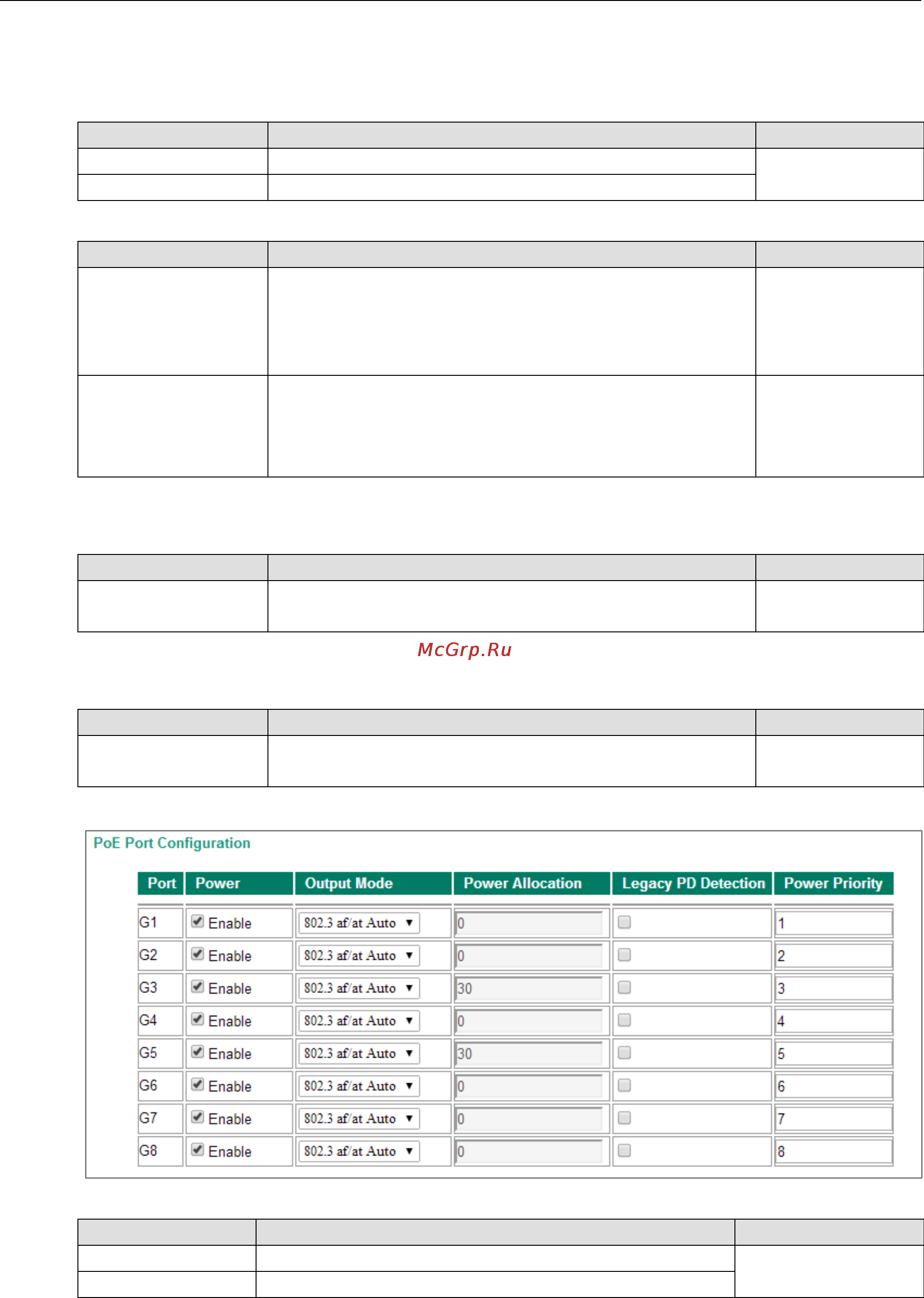 Moxa EDS-518E-4GTXSFP-T [43/116] Poe system configuration settings