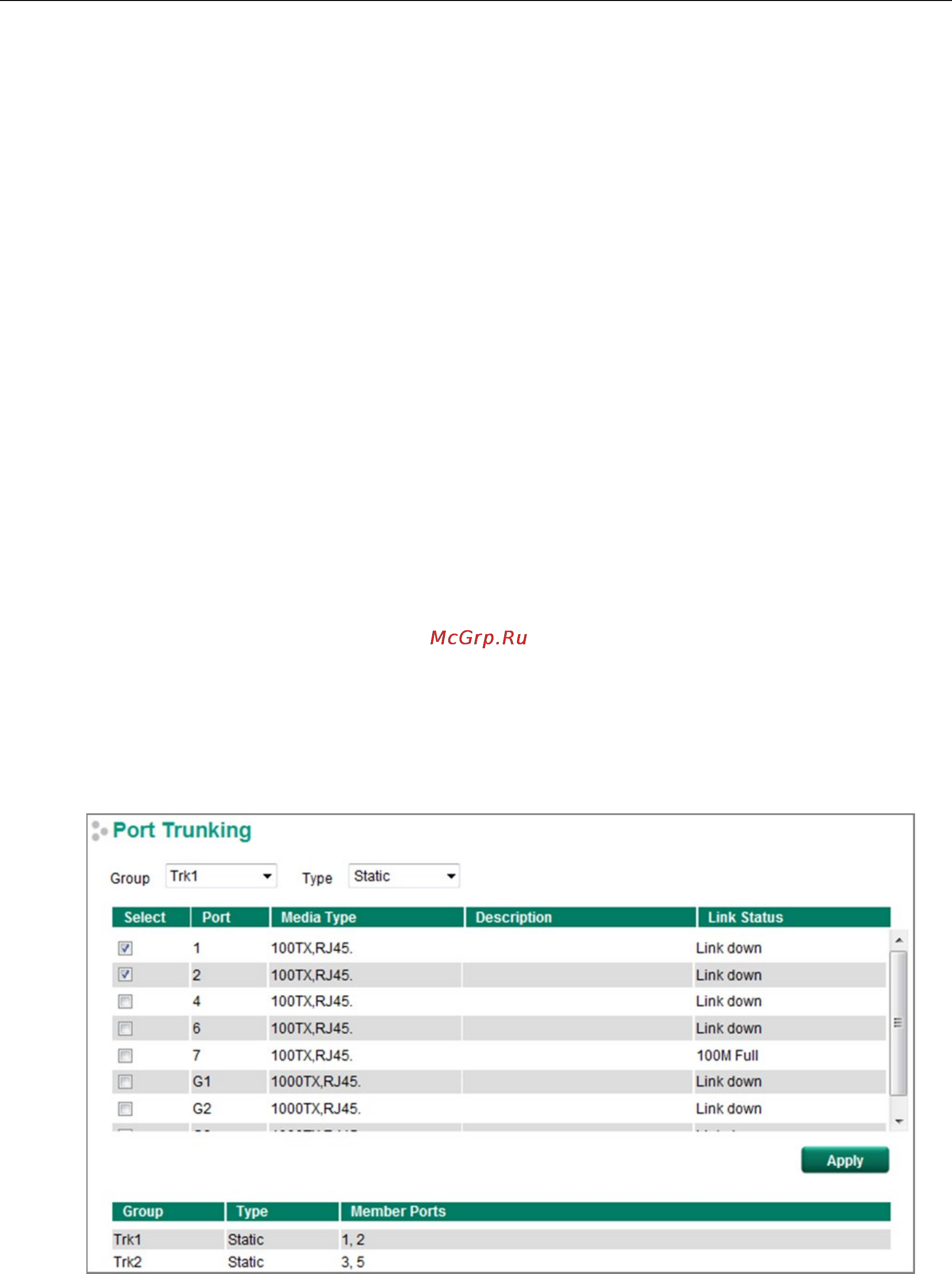Moxa EDS-518E-4GTXSFP-T [60/116] Port trunking