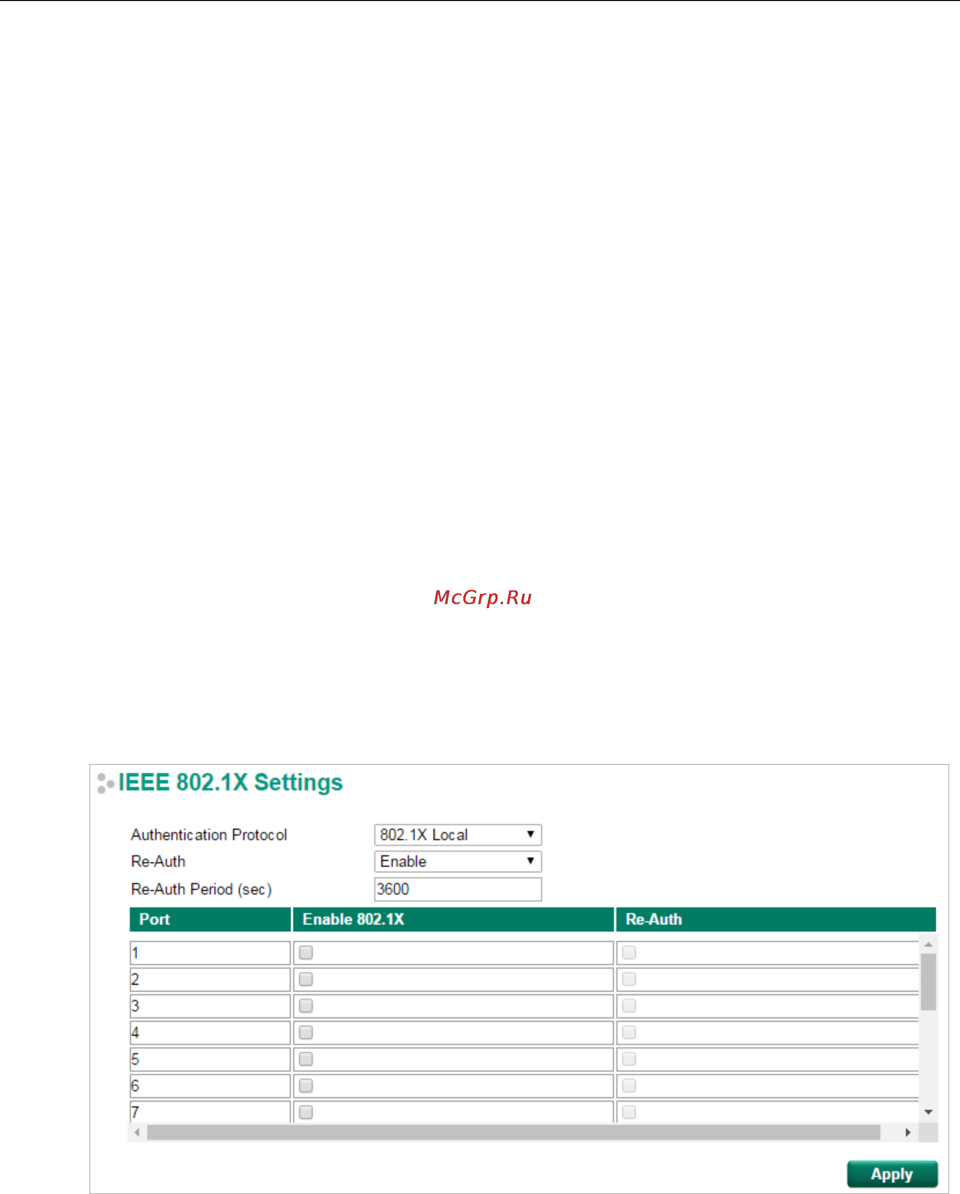 Moxa EDS-518E-4GTXSFP-T [86/116] Ieee 802 x settings