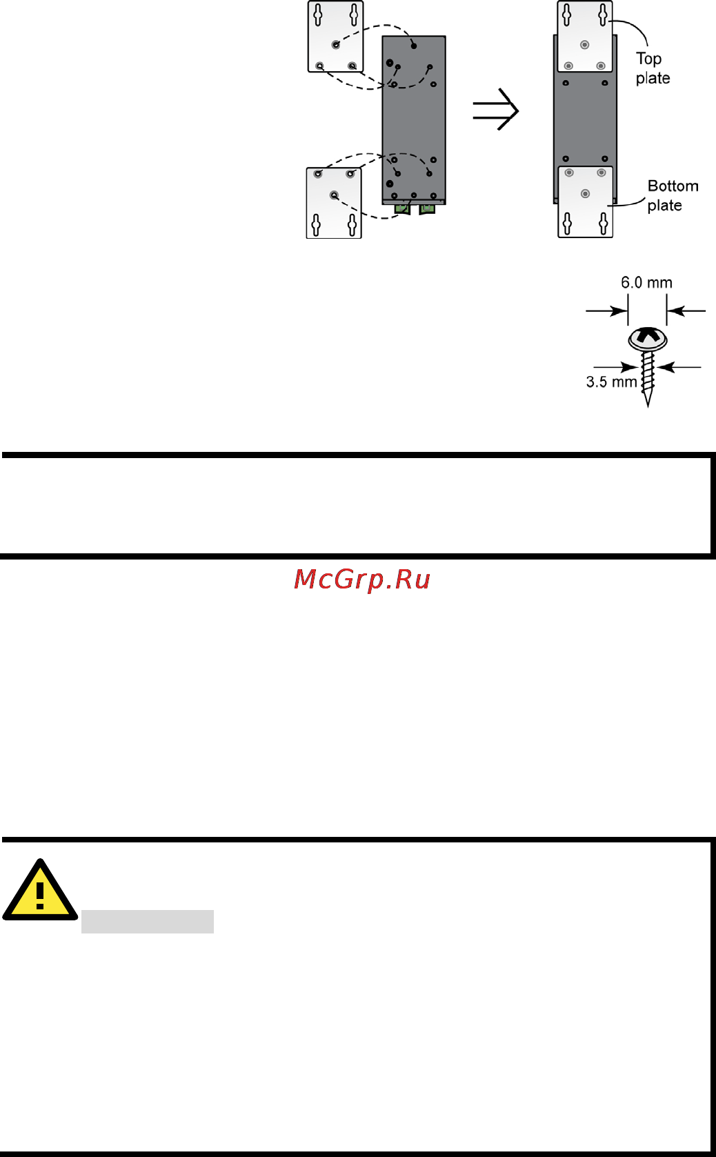 Moxa PT-508-MM-SC-24 [6/15] Warning warning