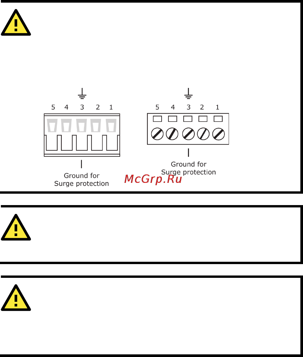 Moxa PT-510-MM-SC-HV [7/15] Attention