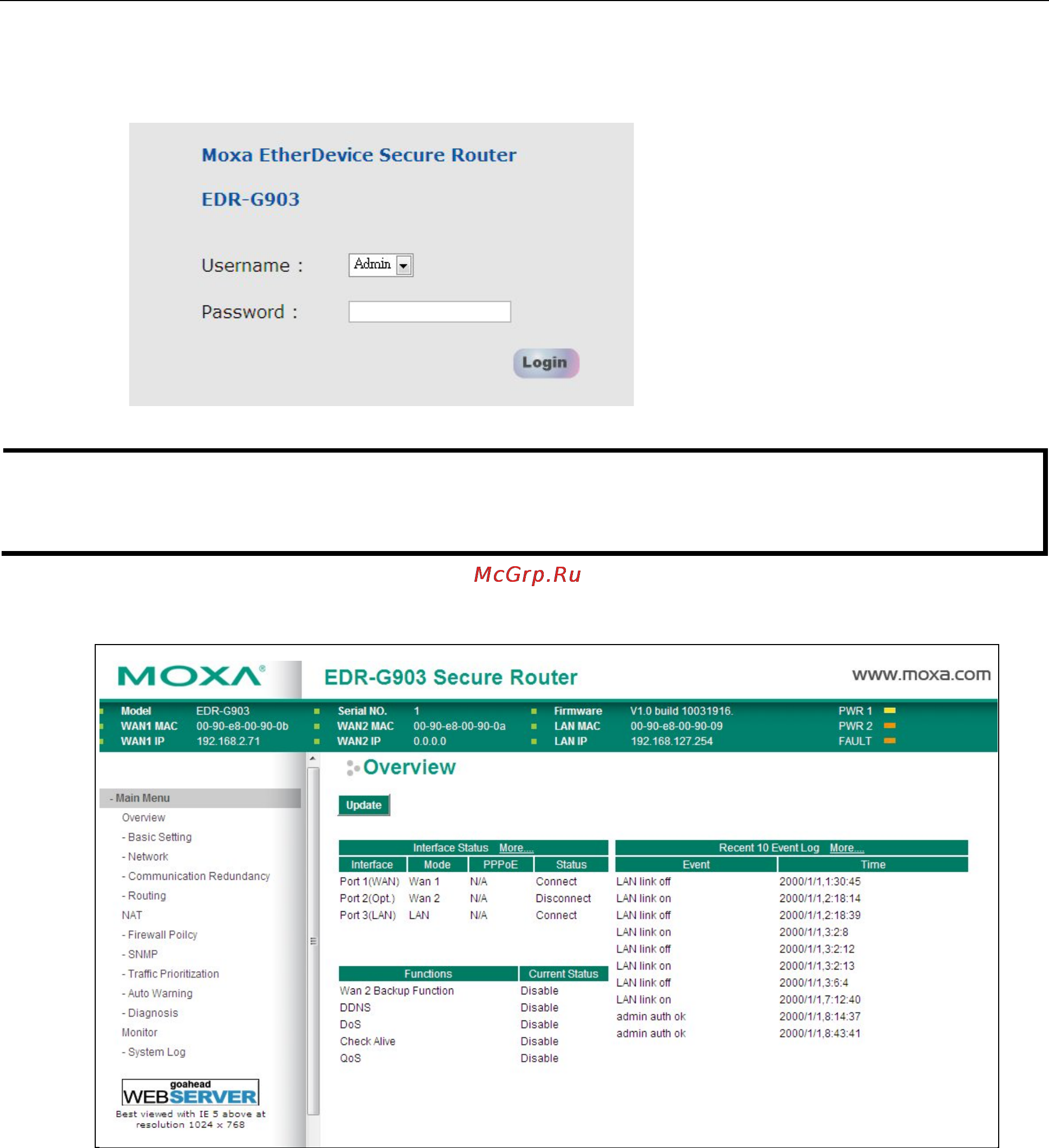 Moxa EDR-810-2GSFP [11/139] Industrial secure router user s manual getting started