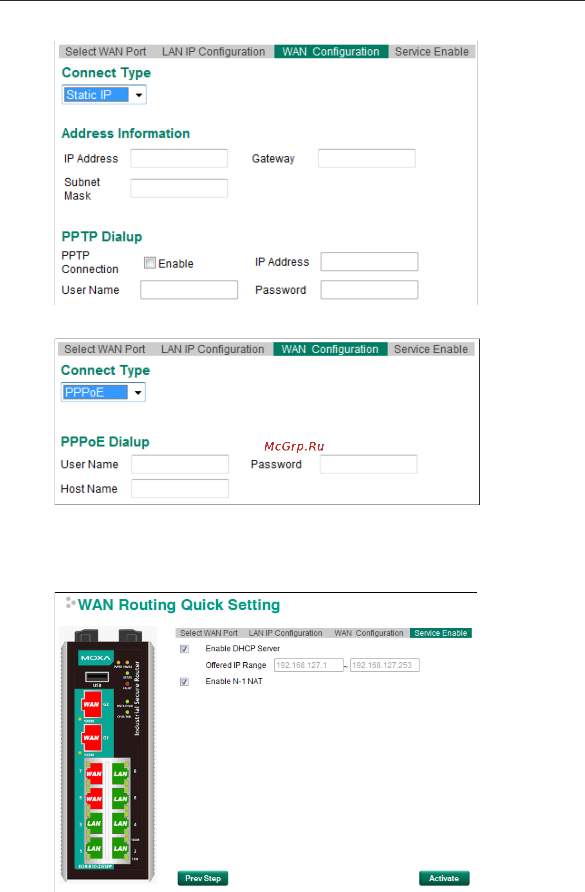 Moxa EDR-810-2GSFP-T [15/139] Step 4 enable services