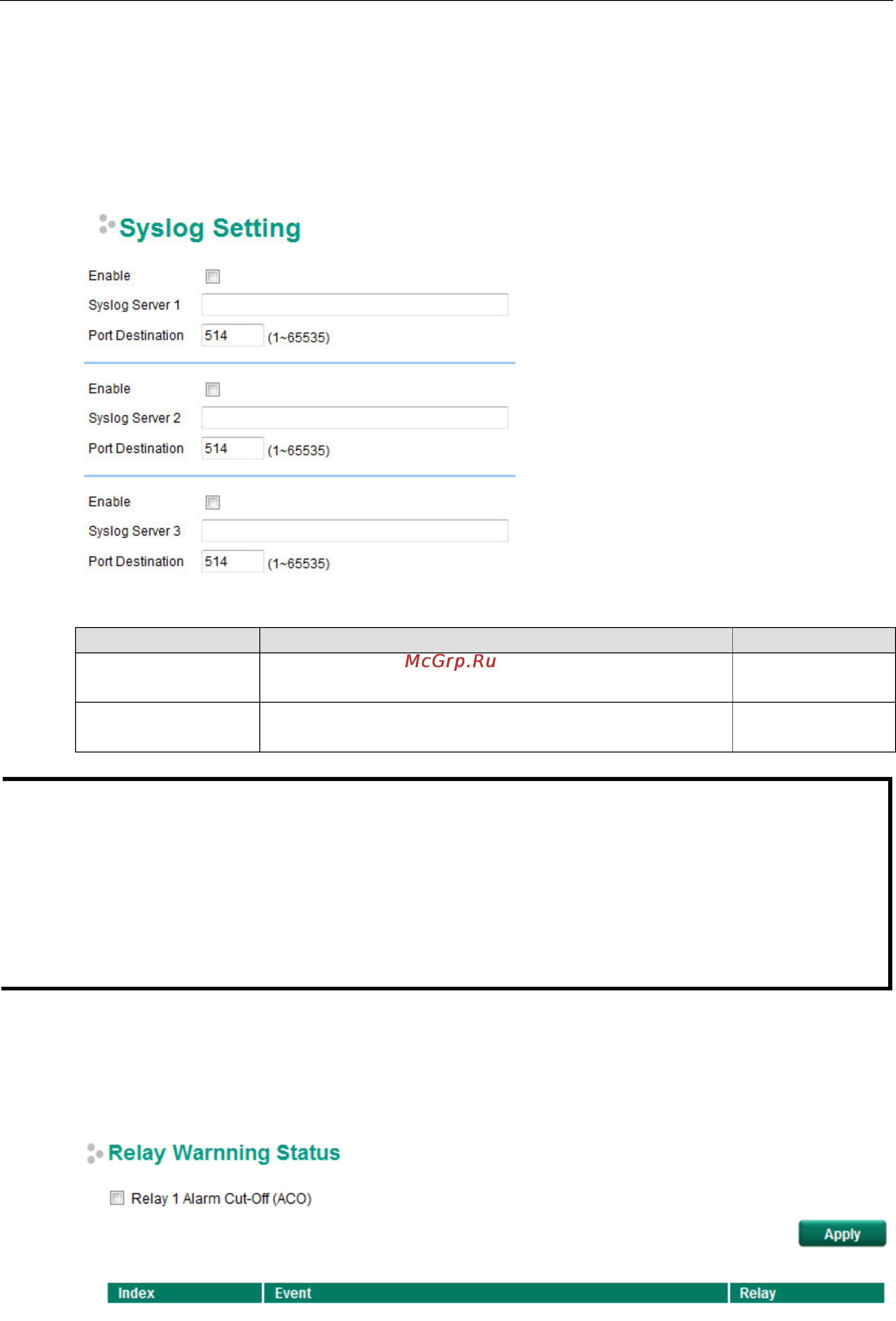Moxa EDR-810-VPN-2GSFP [27/139] Syslog server settings