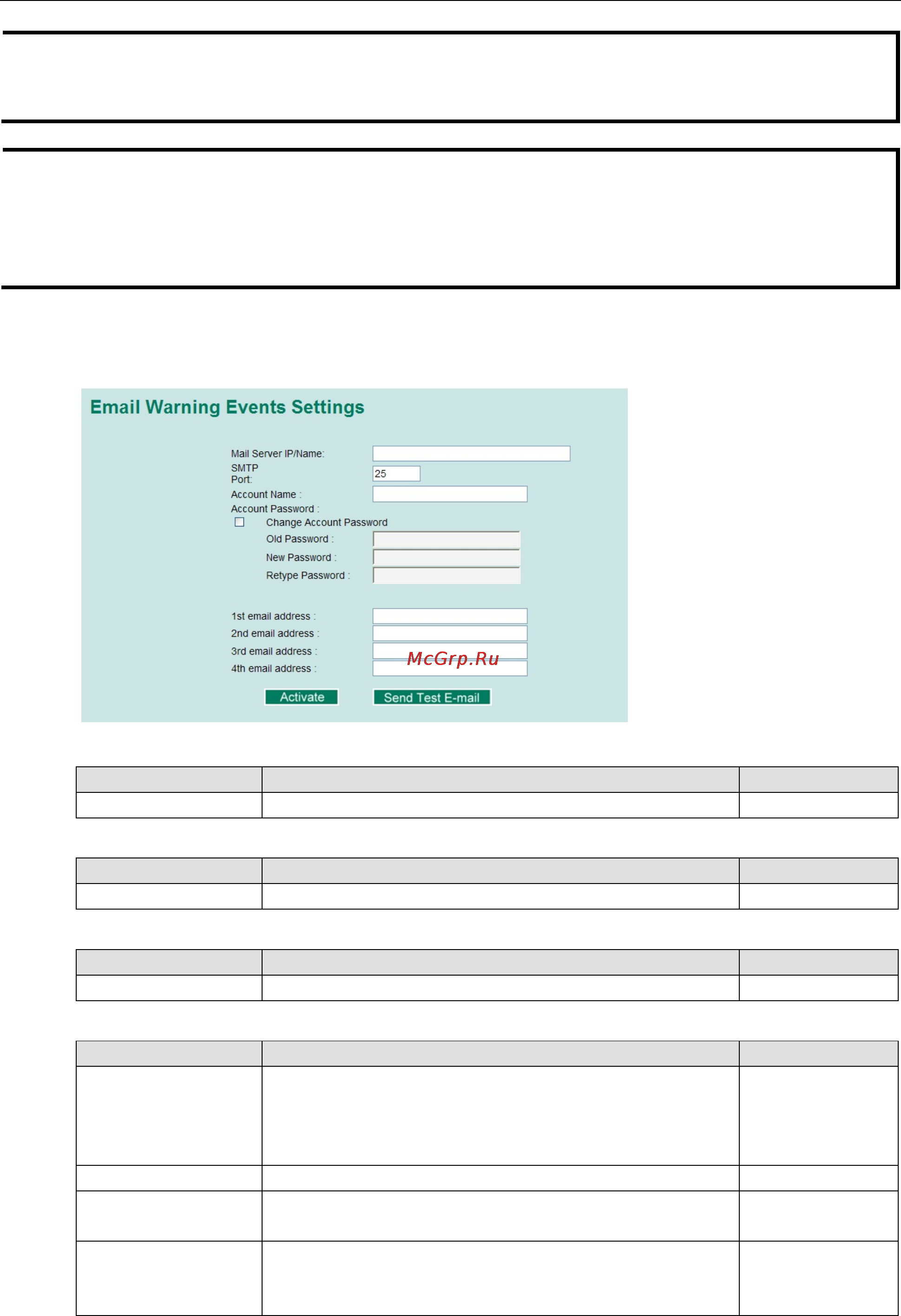 Moxa PT-7528-16MST-8TX-4GSFP-WV-WV [87/116] Configuring email settings