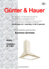 Gunter & Hauer REBEKKA 60 Ivory Инструкция по монтажу и эксплуатации