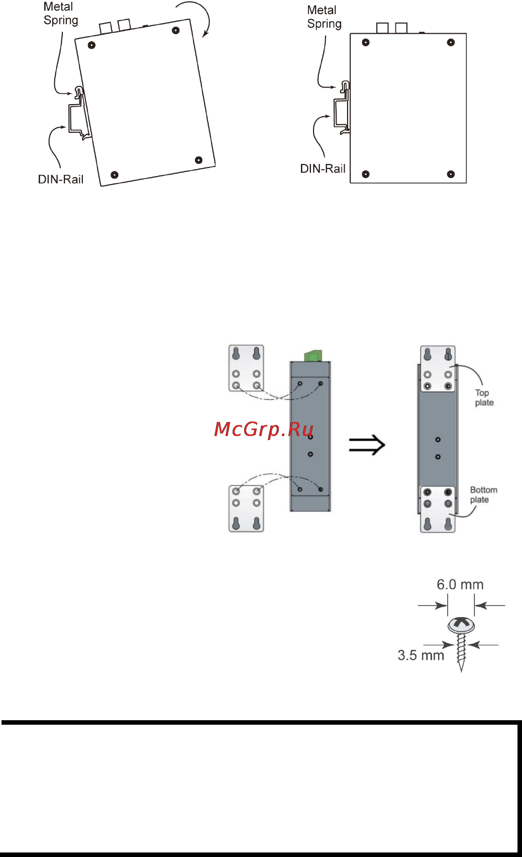 Moxa EDS-G205A-4PoE [5/13] Din rail mounting