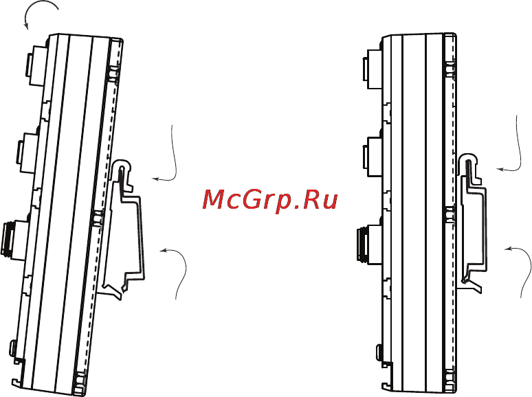 Moxa TN-5305-T [4/11] Din rail mounting optional