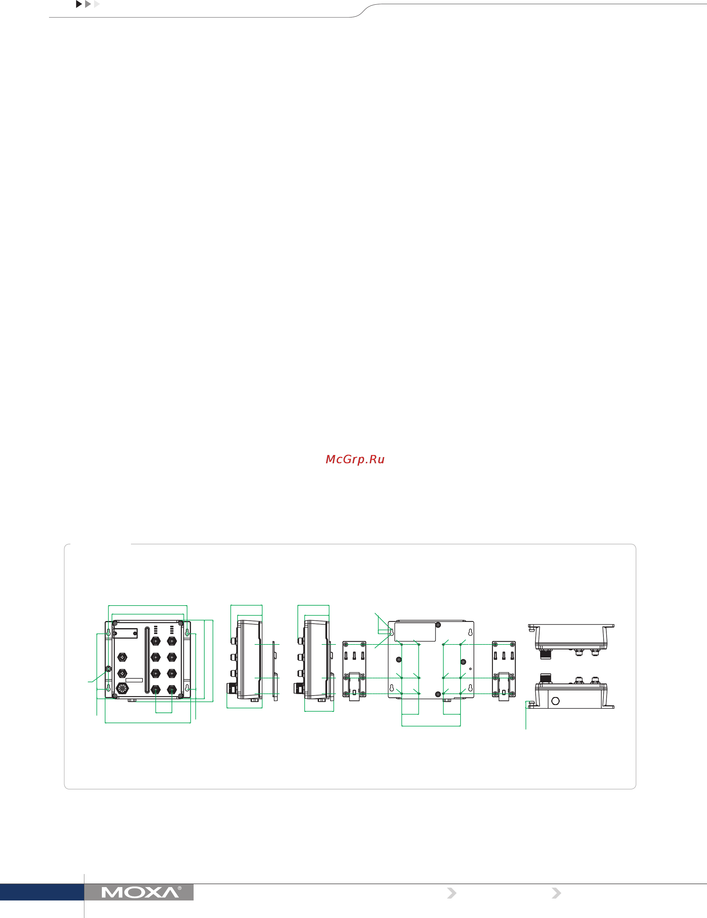Moxa TN-5516A-WV-T [2/4] Dimensions
