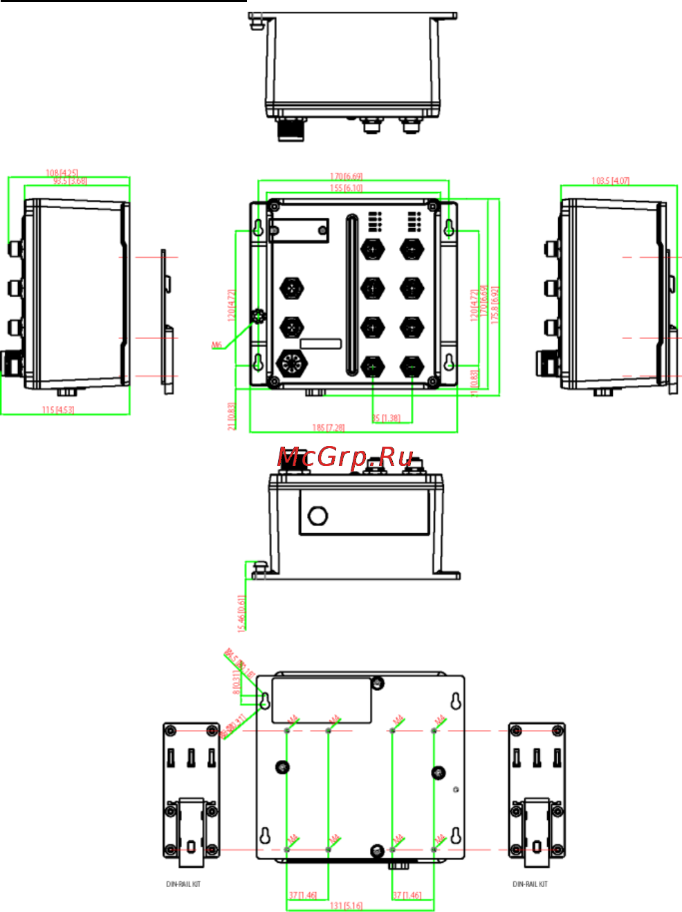 Moxa TN-5510A-8PoE-2GLSX-ODC-WV-CT-T Руководство по аппаратной части онлайн [7/20] 169809