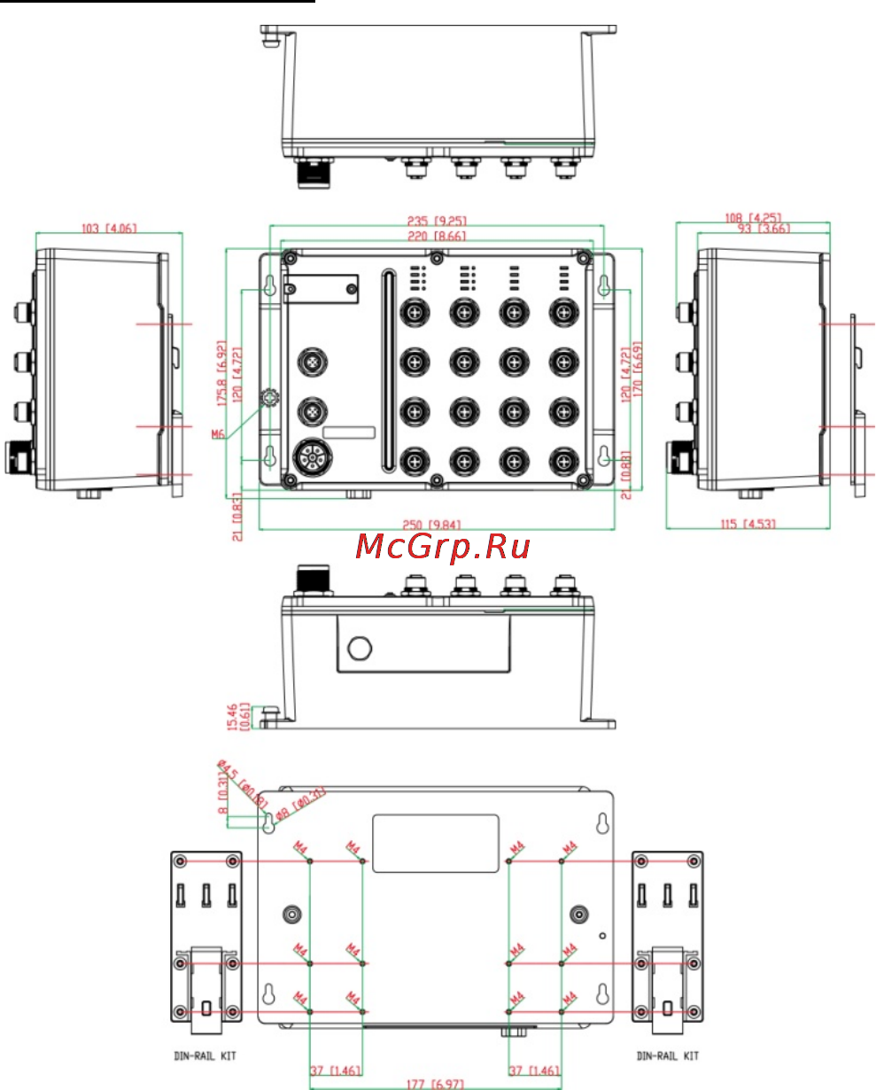 Moxa TN-5816ABP-WV-T Руководство по аппаратной части онлайн [7/20] 169904