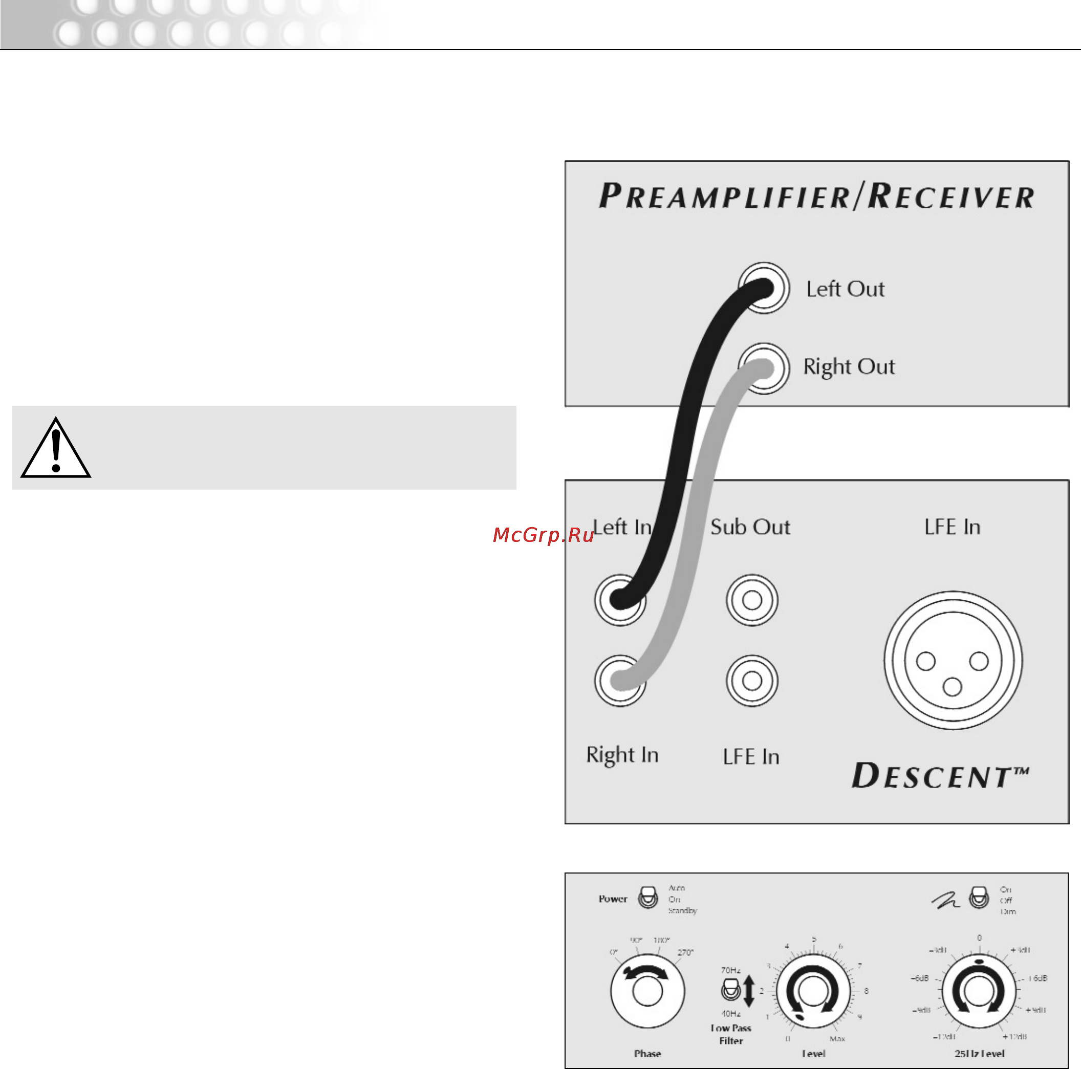 MartinLogan Descent [6/20] Connections and control settings