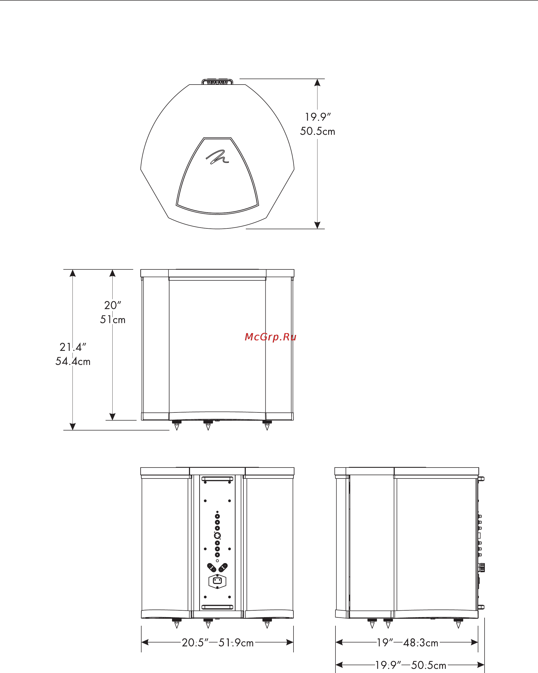 MartinLogan Descent i [22/28] Imensiona