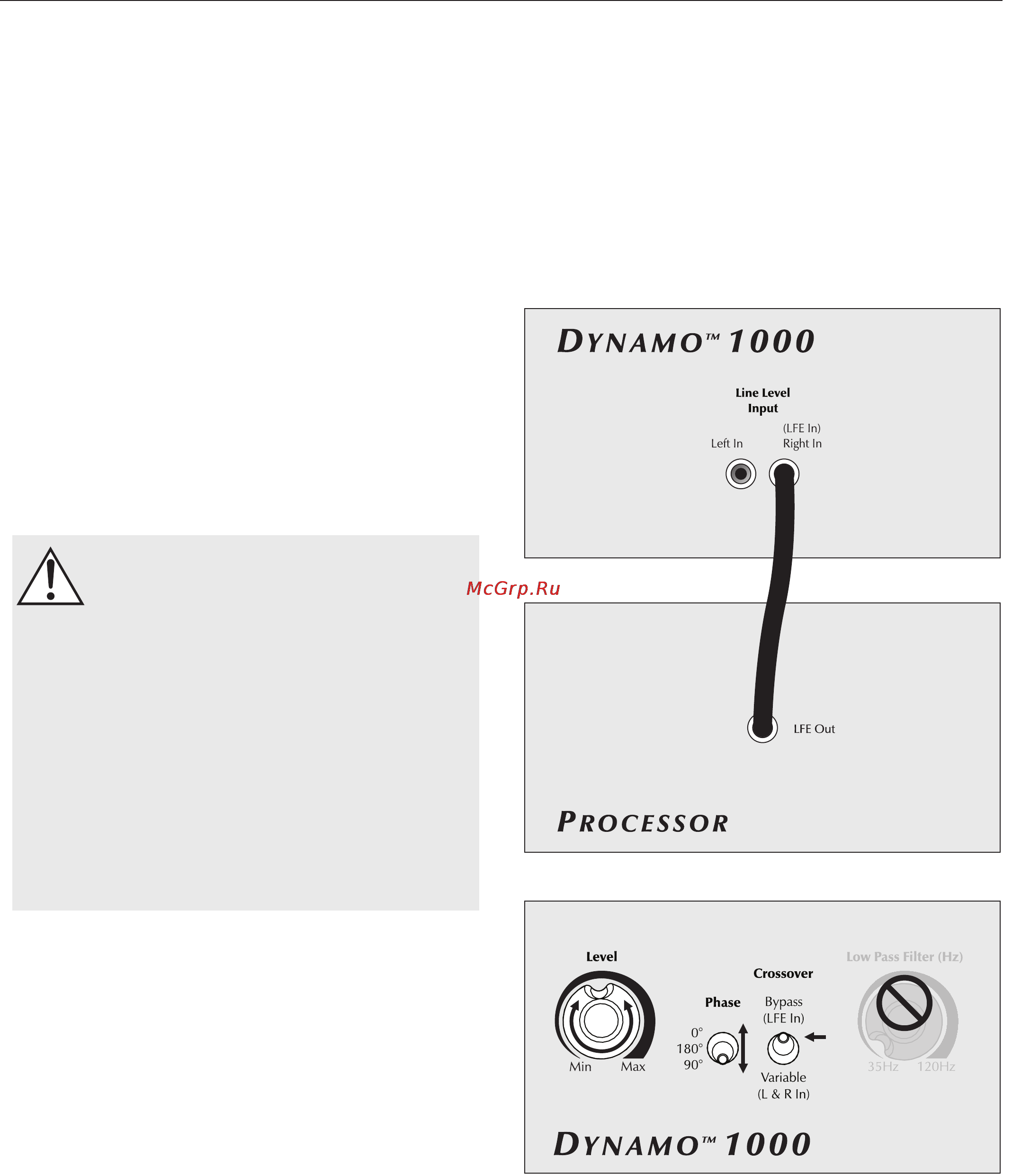 MartinLogan Dynamo 1000 [9/20] Multi channel lfe mode