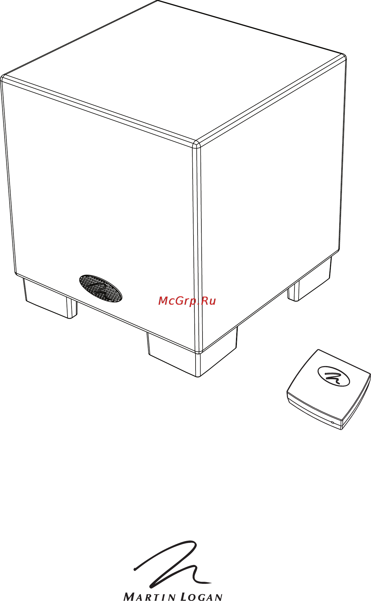 MartinLogan Dynamo 700w Руководство пользователя онлайн