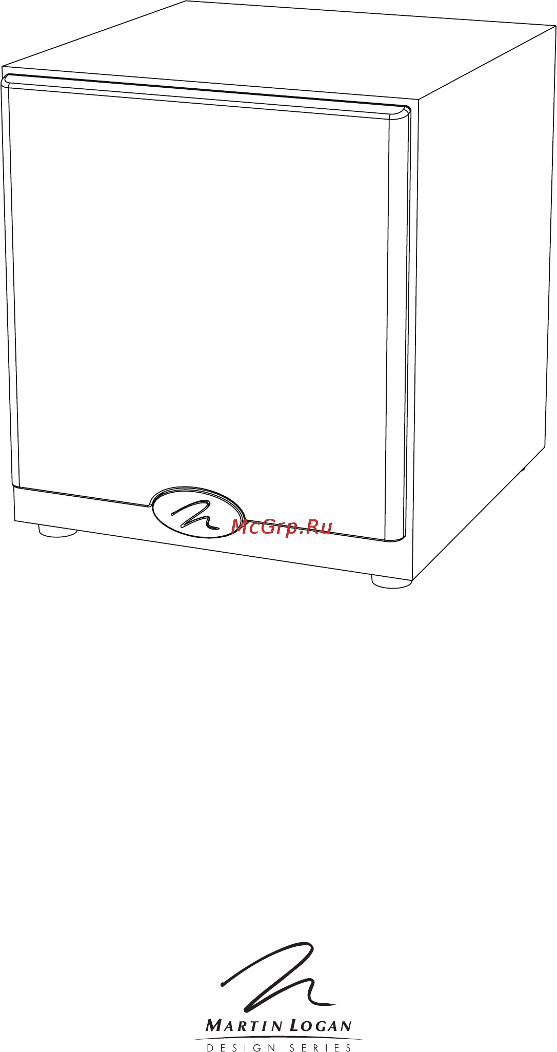 MartinLogan Dynamo 500 Руководство пользователя онлайн