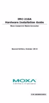 Moxa IMC-21GA-T Инструкция по эксплуатации