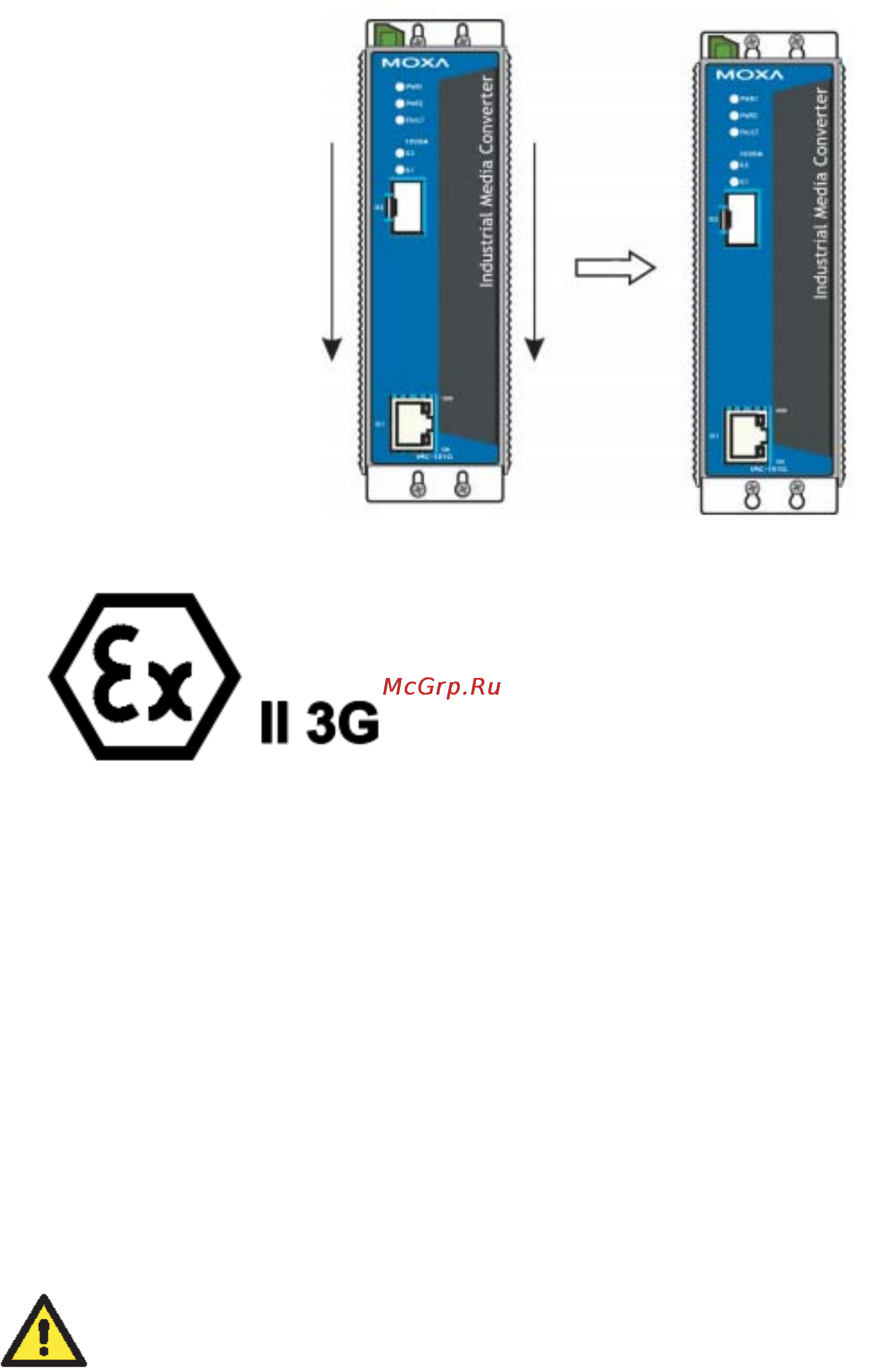 Moxa IMC-101G-T [6/15] Информация atex