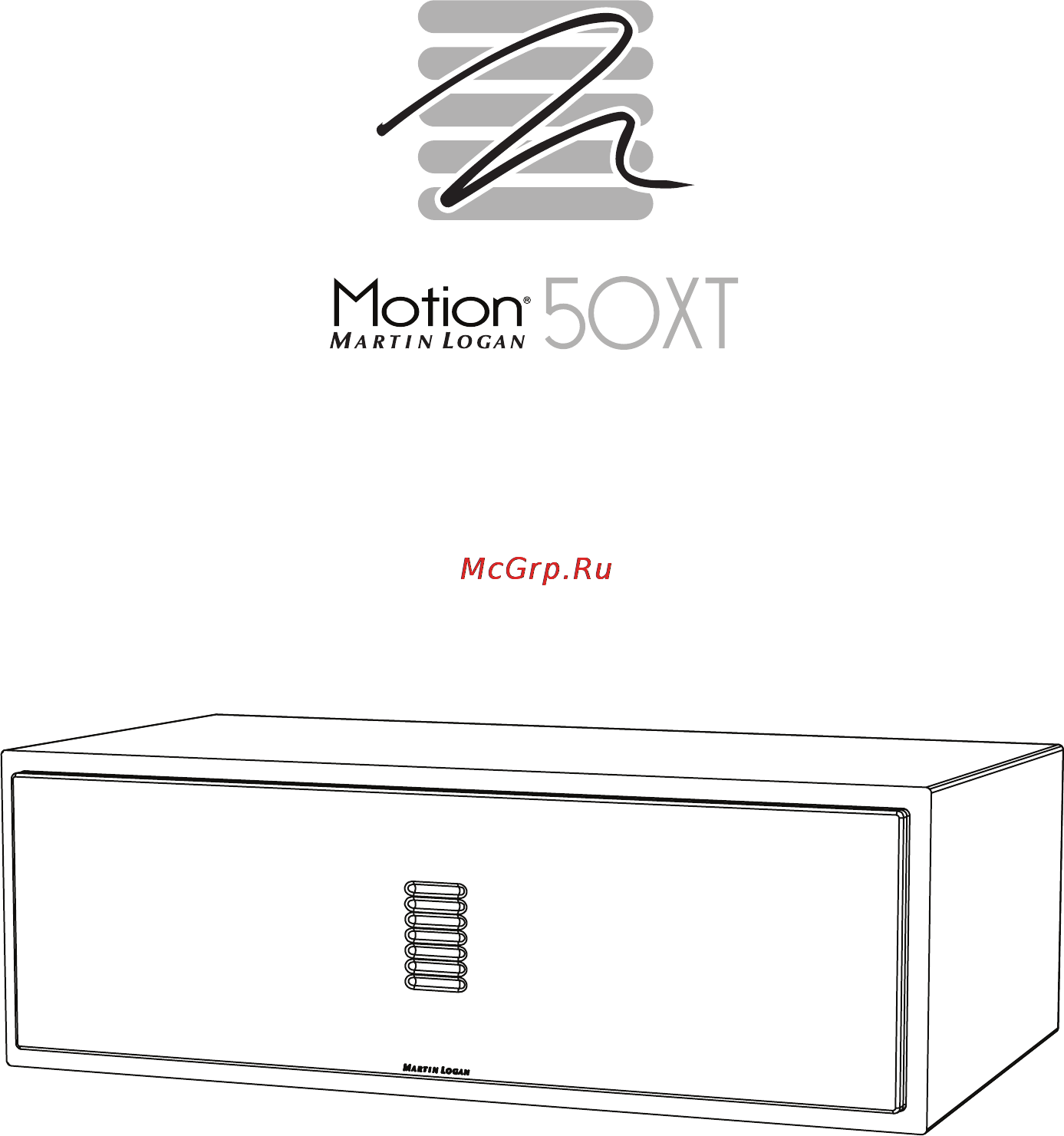 MartinLogan Motion 50XT Руководство пользователя онлайн [11/20] 170014
