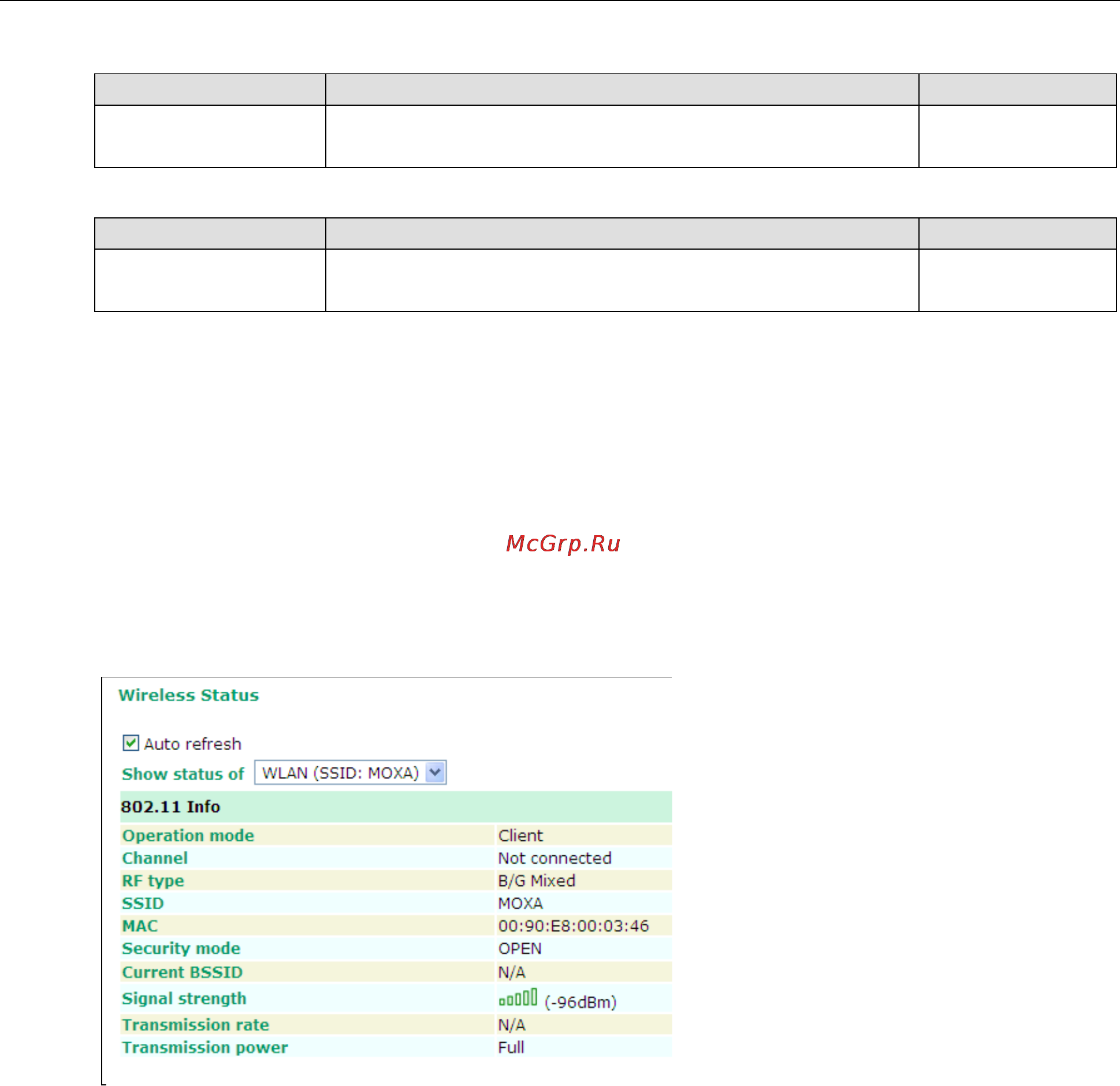 Moxa AWK-1127-PoE-T [61/97] Wireless status